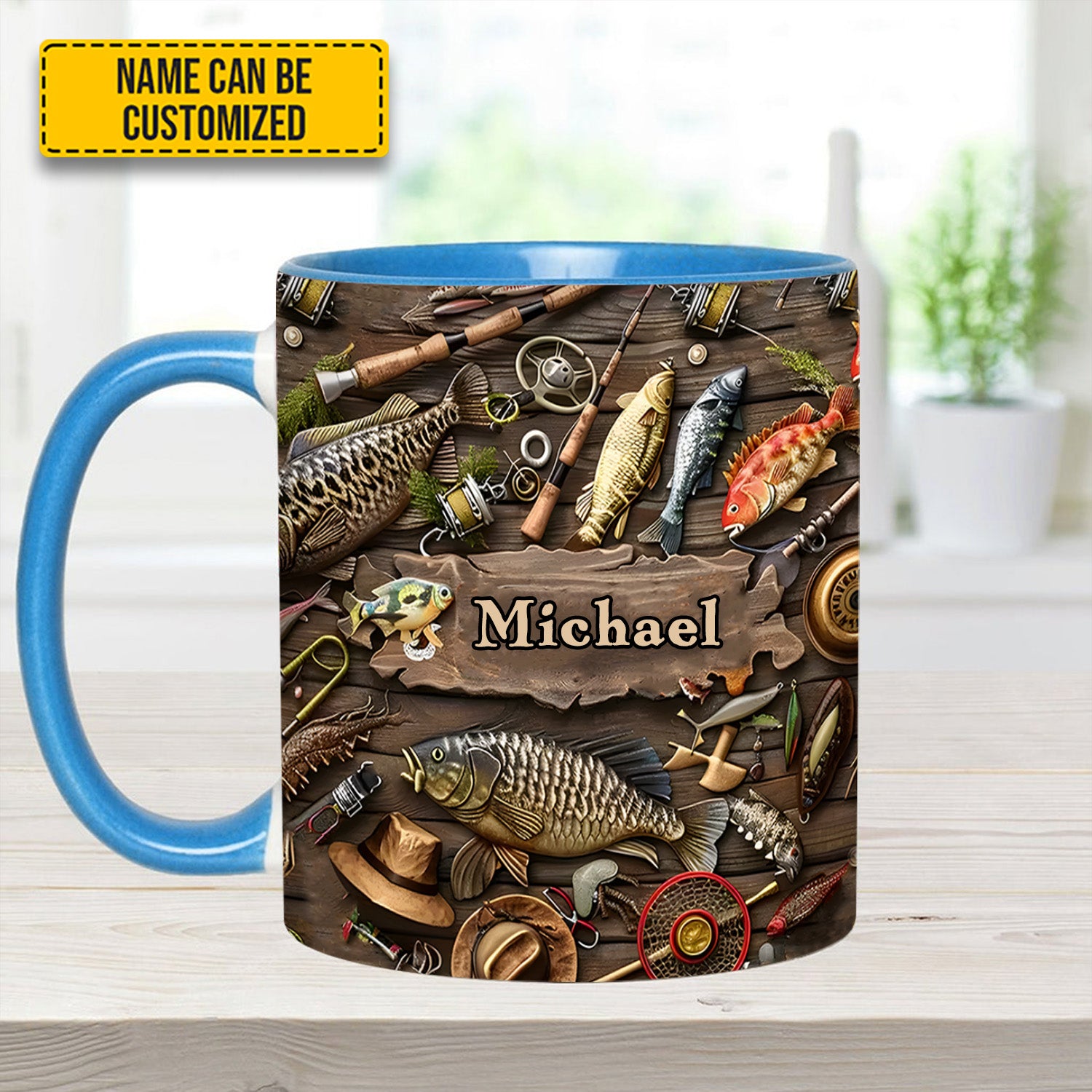 Personalized Fishing Adventure Accent Mug Gift For Fishing Adventures - Image 10