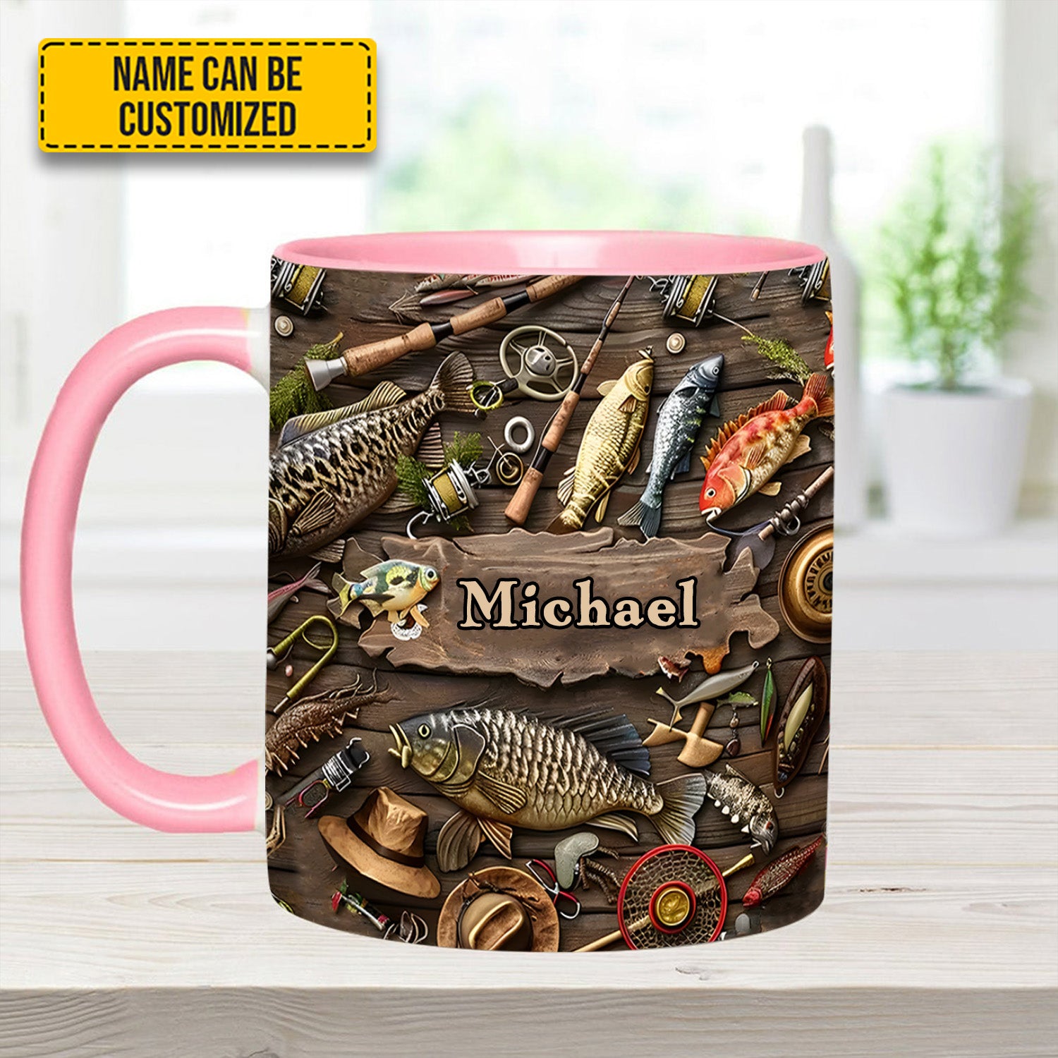 Personalized Fishing Adventure Accent Mug Gift For Fishing Adventures - Image 13