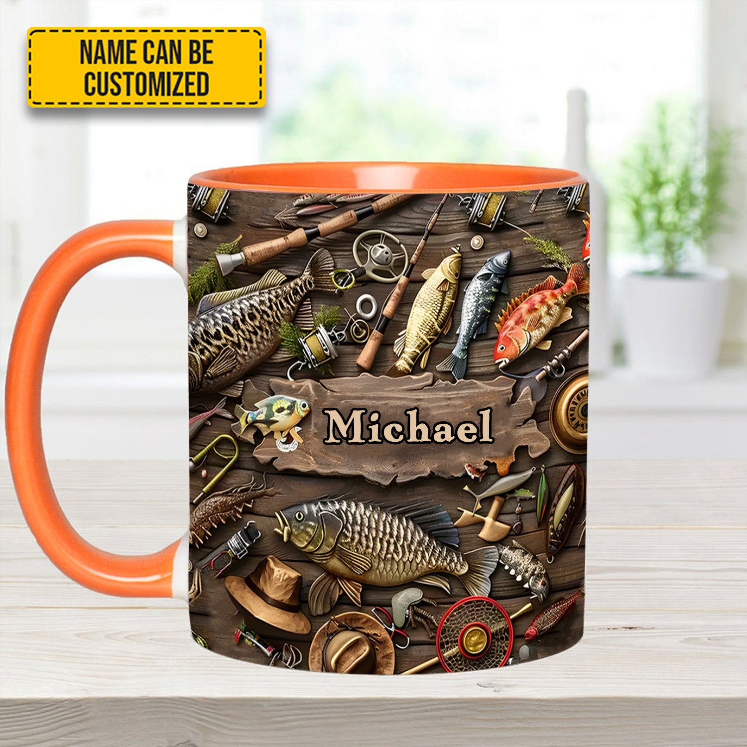 Personalized Fishing Adventure Accent Mug Gift For Fishing Adventures - Image 12