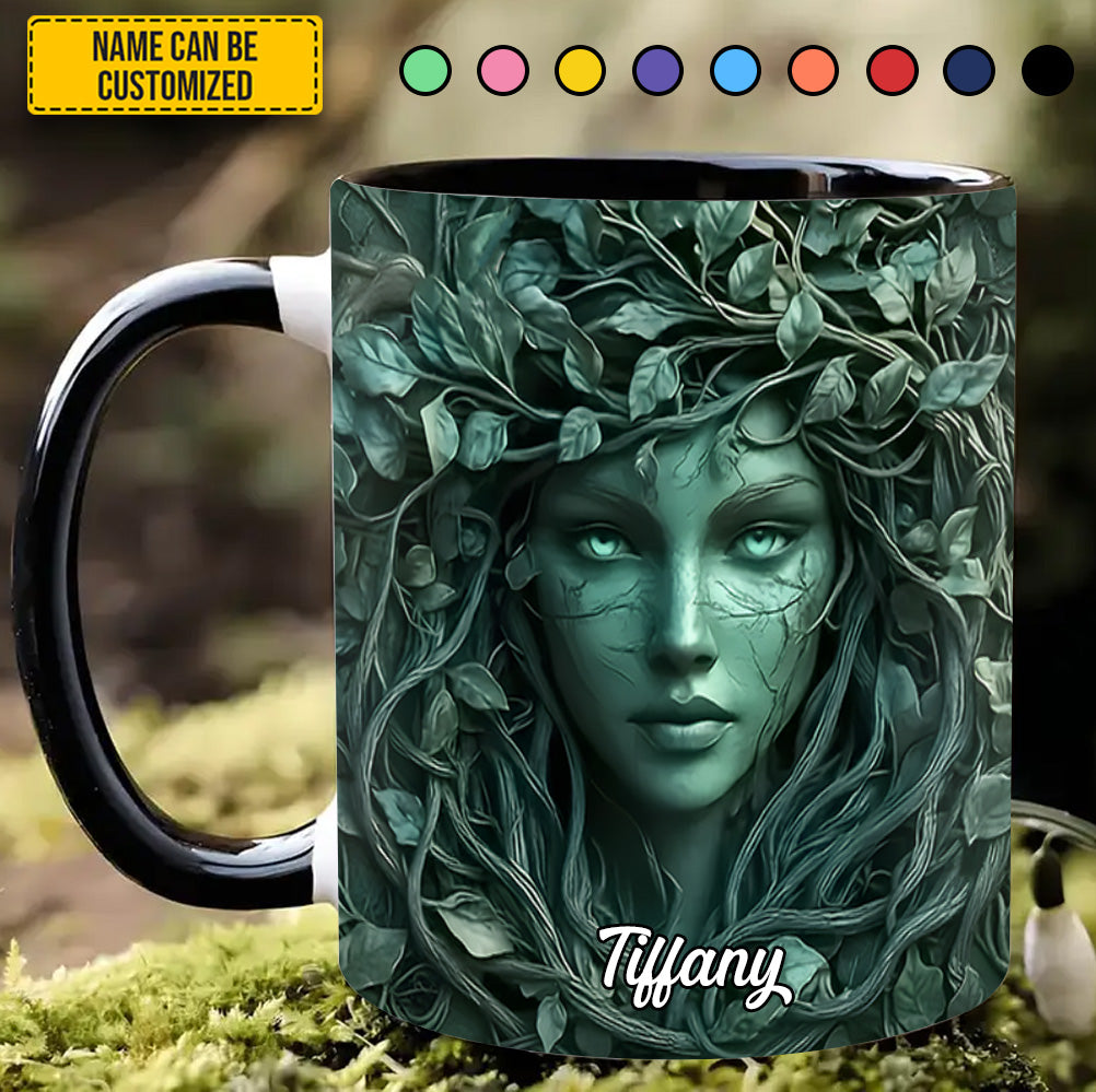 Personalized Forest Goddess Accent Mug Good Gify For Him Her