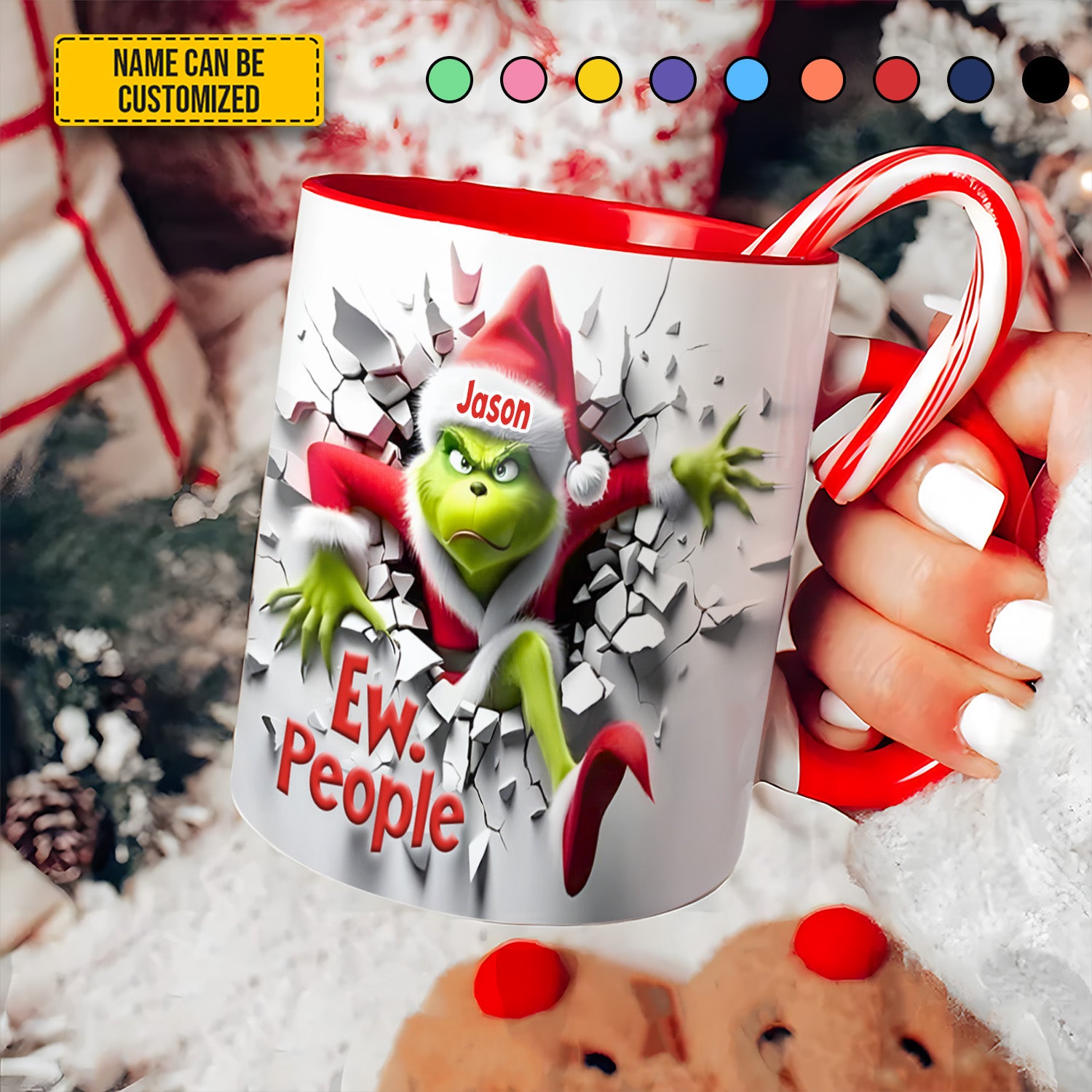 Personalized Funny Accent Mug Grumpy Christmas Monster Christmas Gift Ideas For Mom