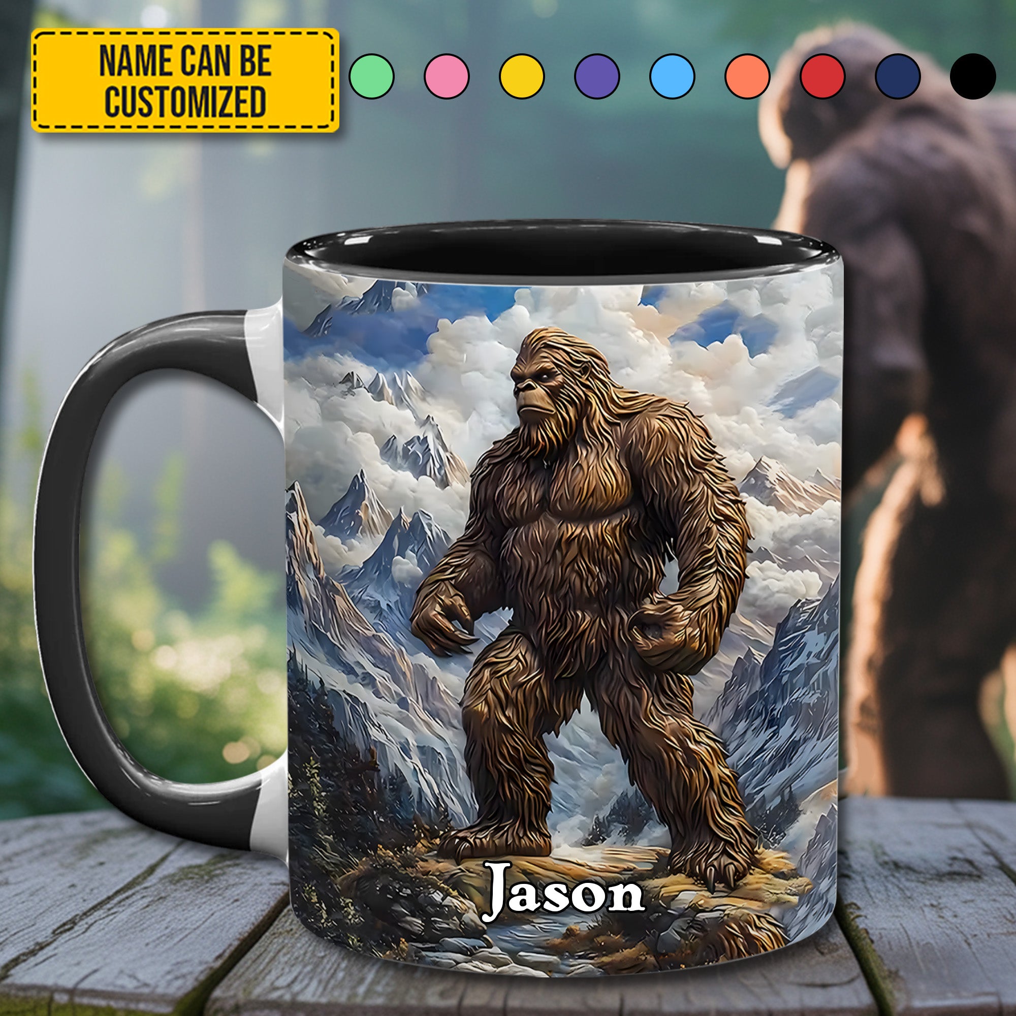Personalized Funny Accent Mug Sasquatch Fuel Gift For People Who Love Humor - Image 4