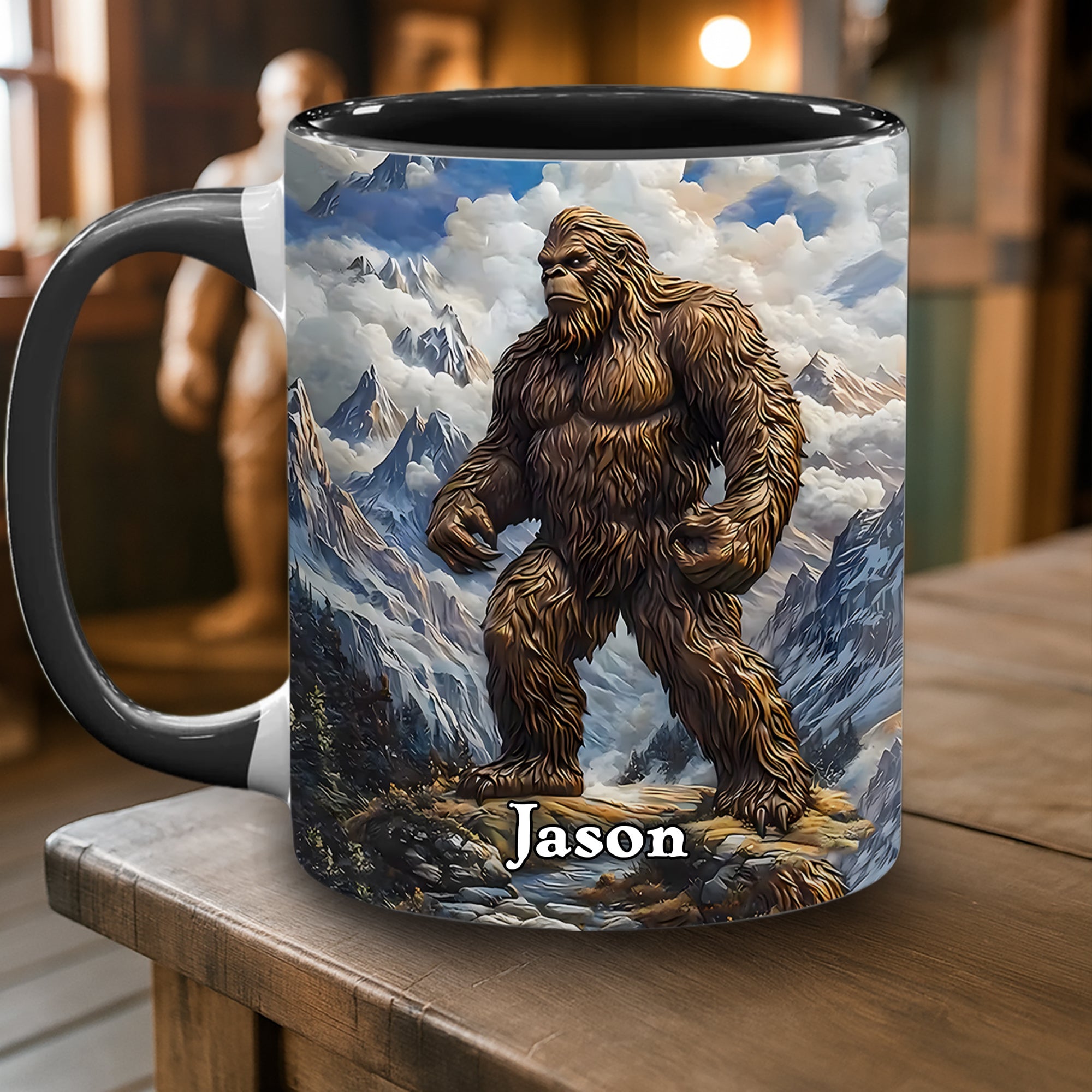 Personalized Funny Accent Mug Sasquatch Fuel Gift For People Who Love Humor - Image 2