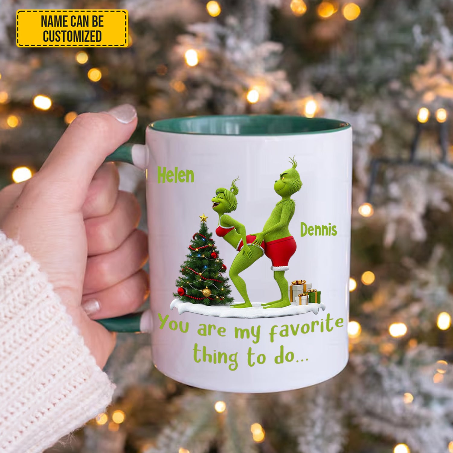 Personalized Funny Accent Mug You are my favorite Funny Gift For Birthday - Image 5