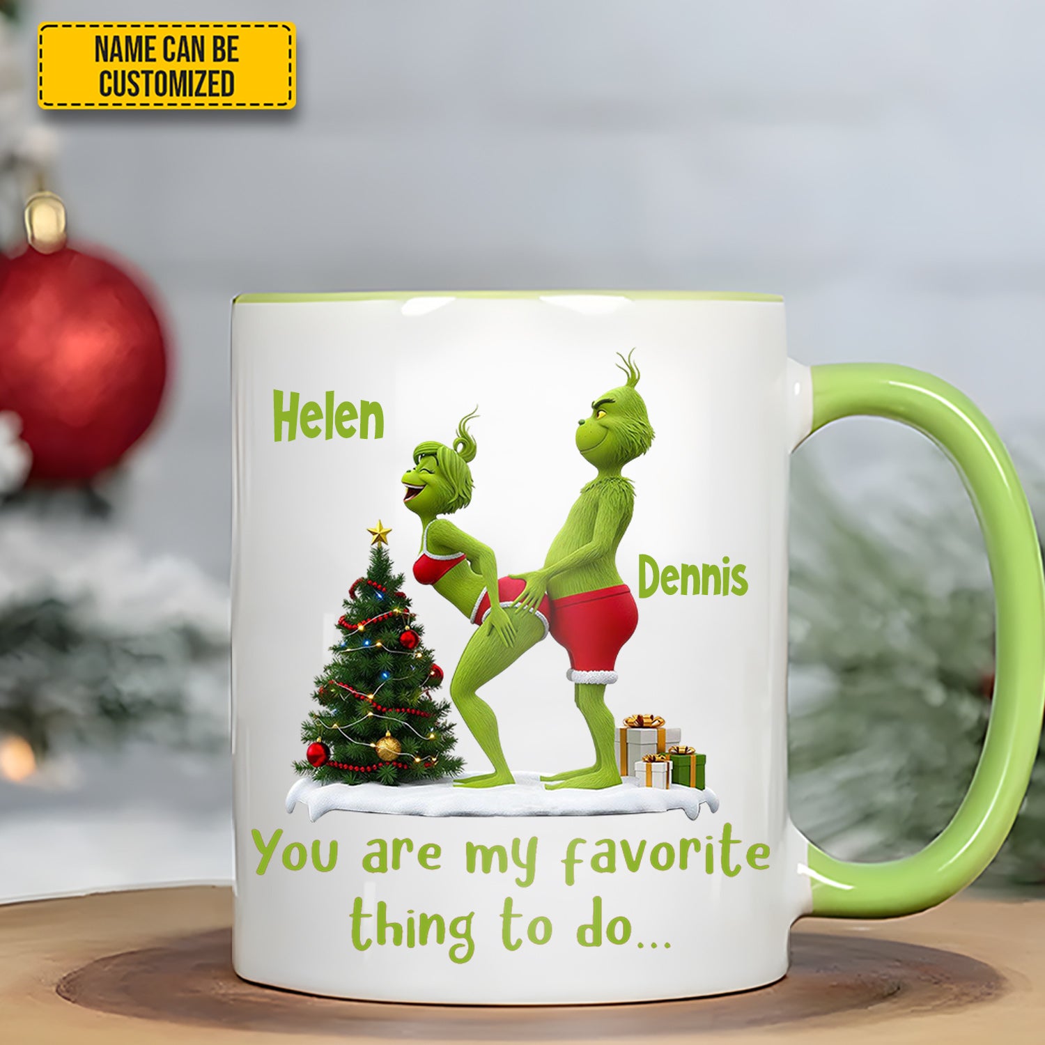 Personalized Funny Accent Mug You are my favorite Funny Gift For Birthday - Image 3