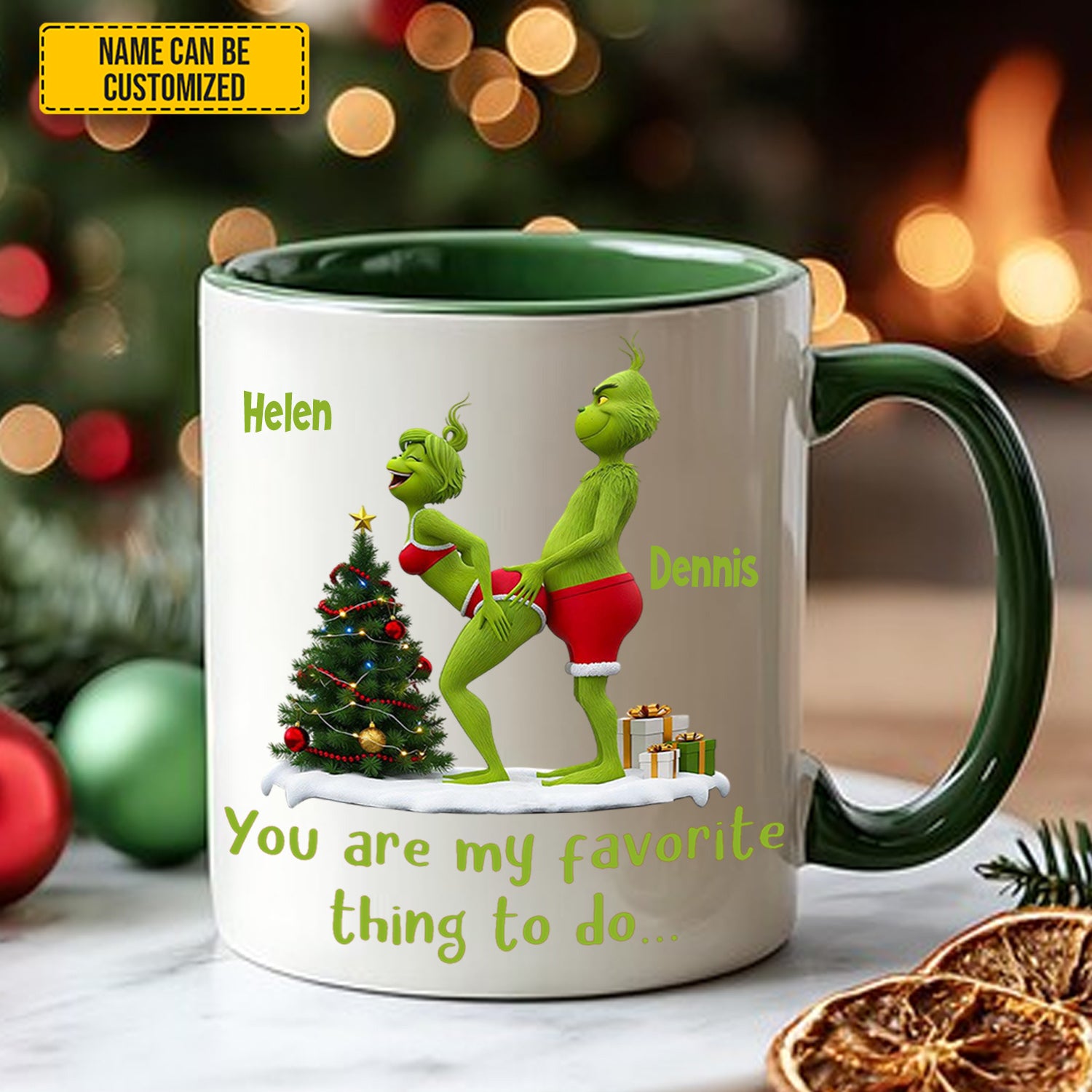 Personalized Funny Accent Mug You are my favorite Funny Gift For Birthday - Image 4
