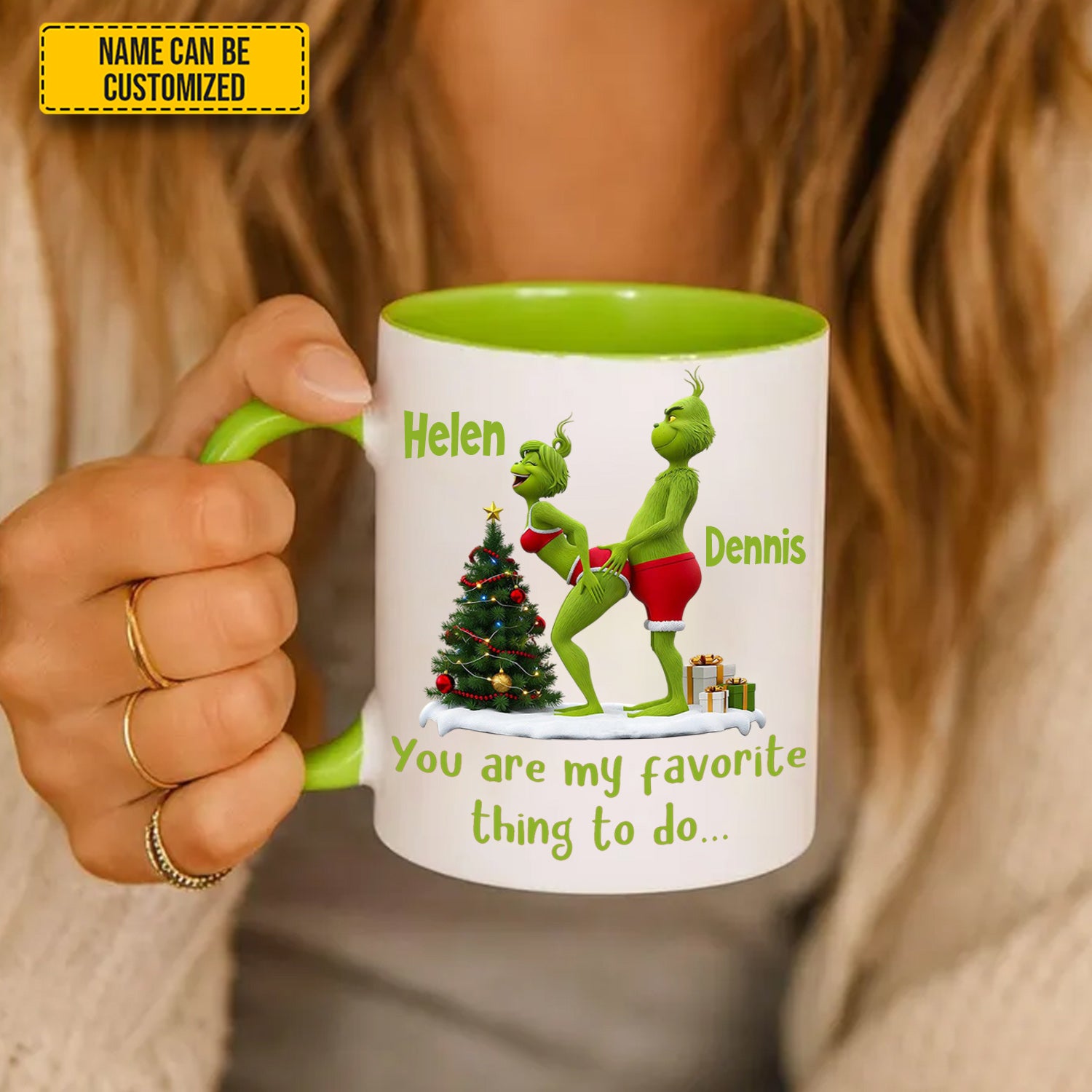 Personalized Funny Accent Mug You are my favorite Funny Gift For Birthday - Image 2