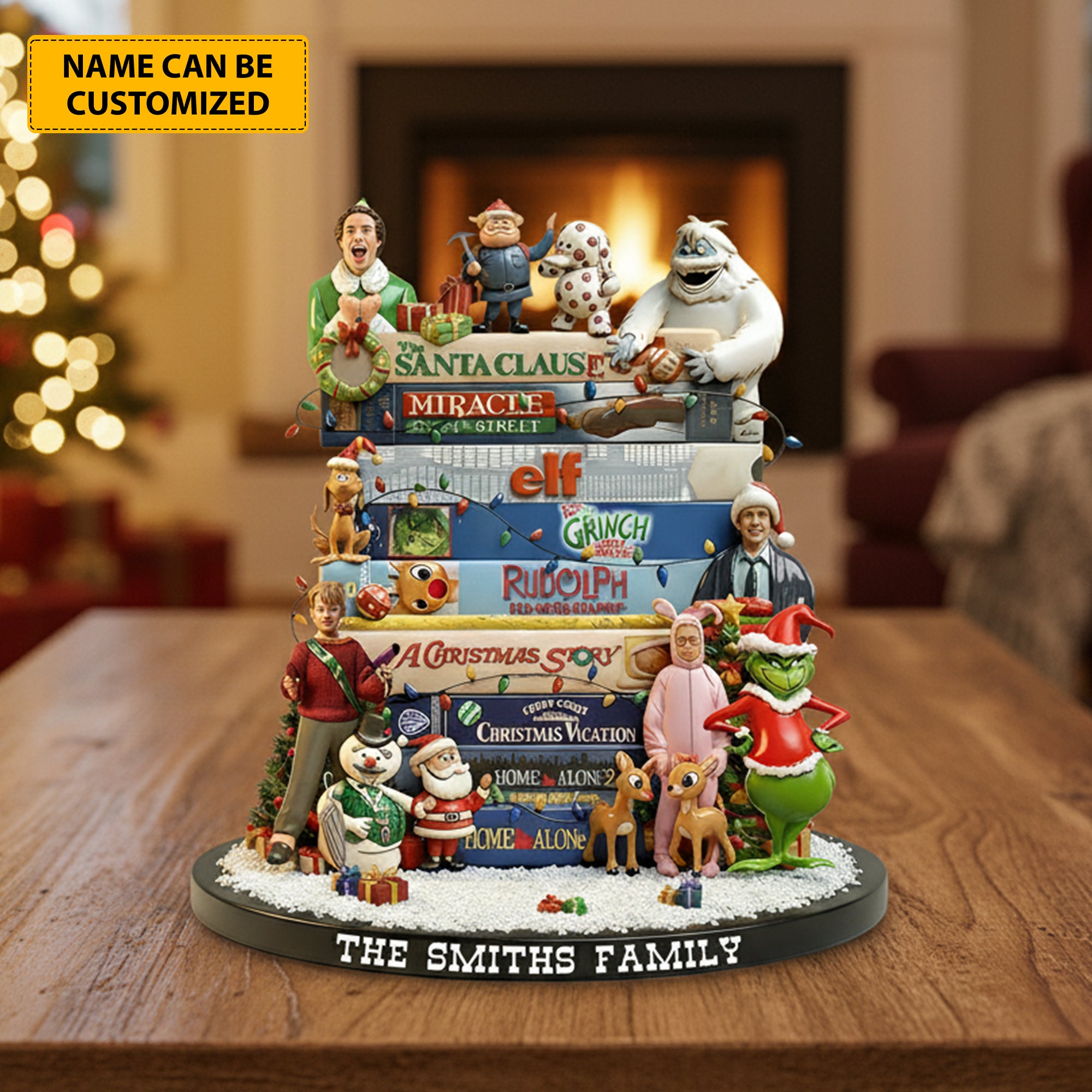Personalized Funny Christmas Acrylic Plaque Merry Family Madness Best Christmas Gifts - Image 2