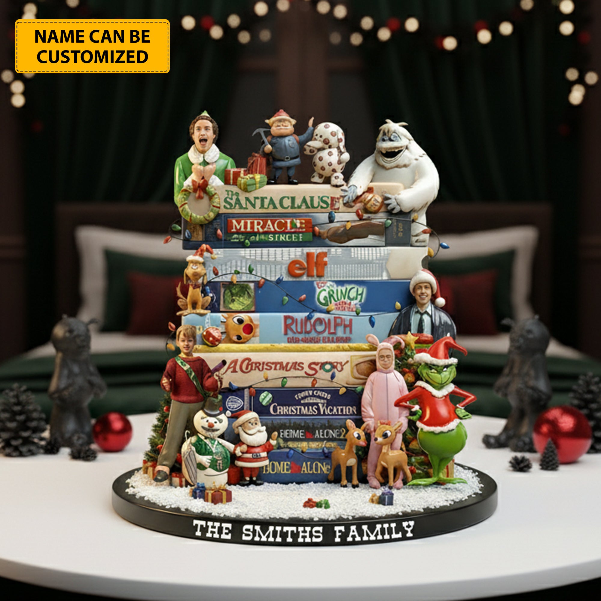 Personalized Funny Christmas Acrylic Plaque Merry Family Madness Best Christmas Gifts - Image 3