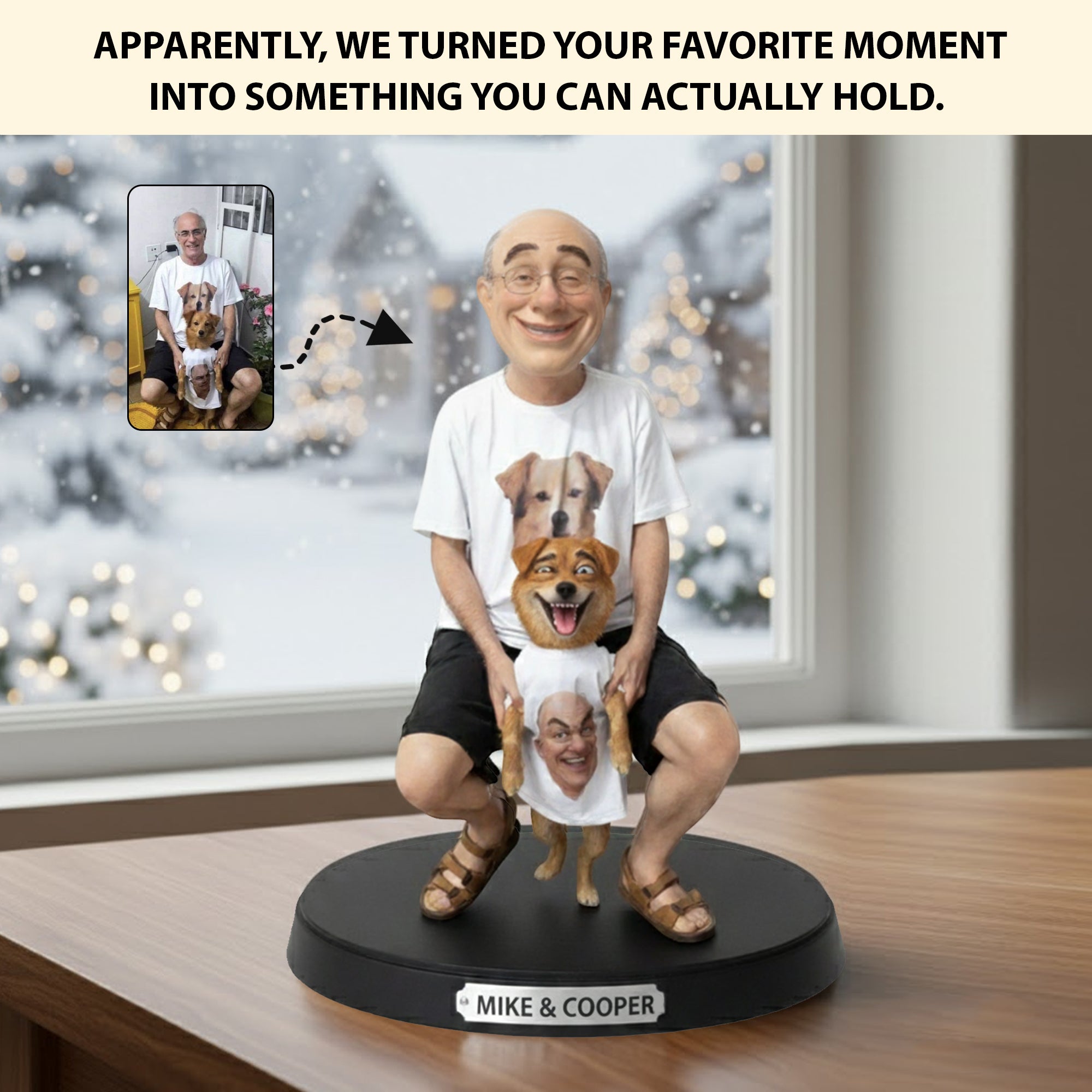 Personalized Funny Photo Acrylic Plaque Chaos In Mini Form Gag Gifts For Friends - Image 3