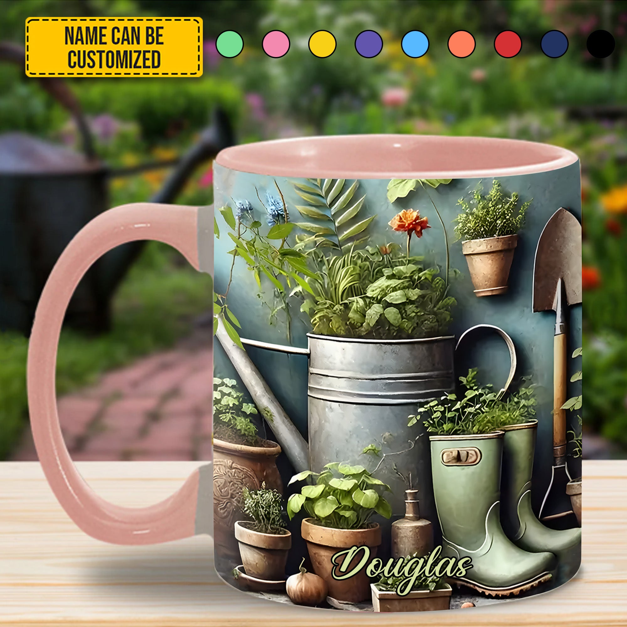 Personalized Gardening Accent Mug Garden Plant Unique Gift Ideas For Dad - Image 2