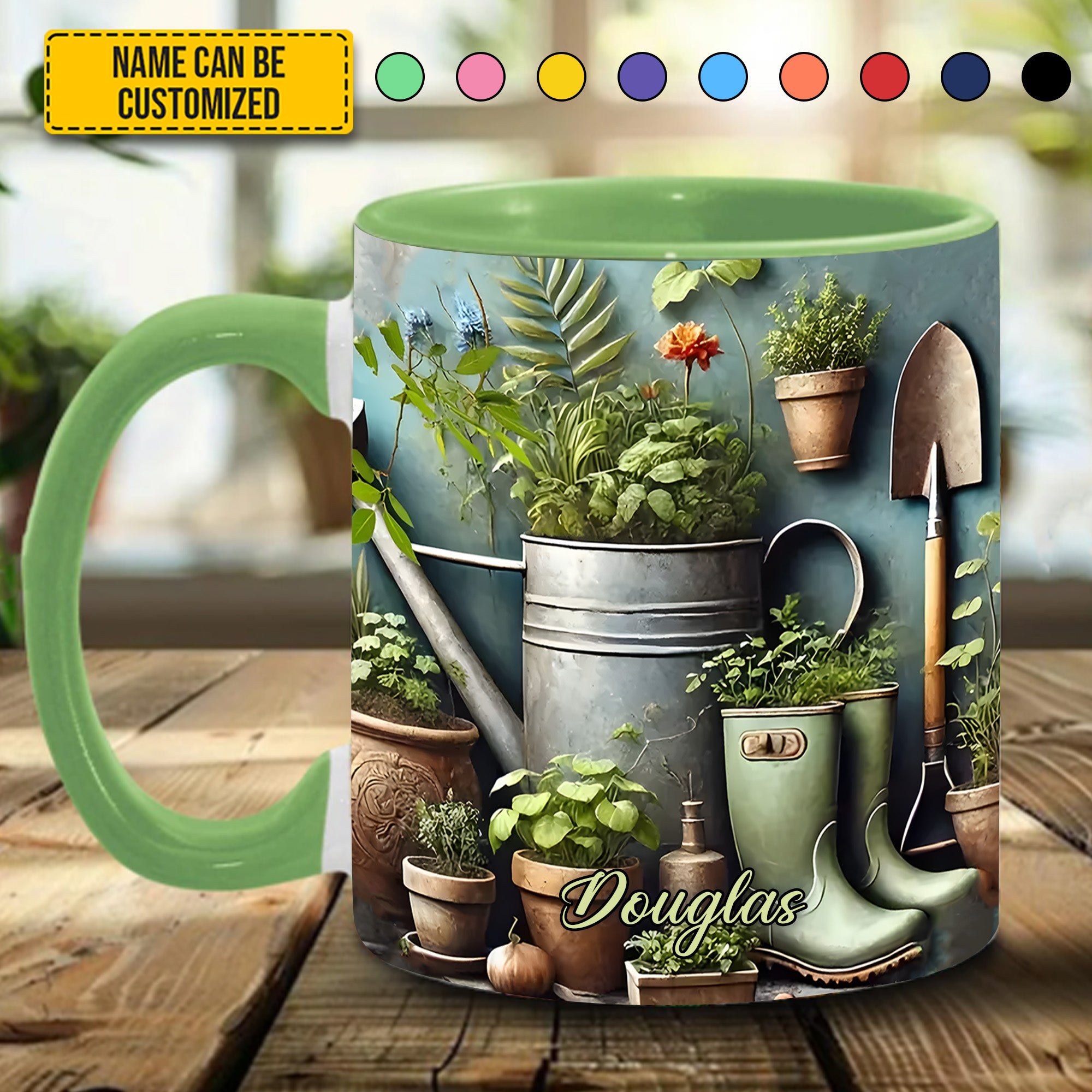 Personalized Gardening Accent Mug Garden Plant Unique Gift Ideas For Dad - Image 4