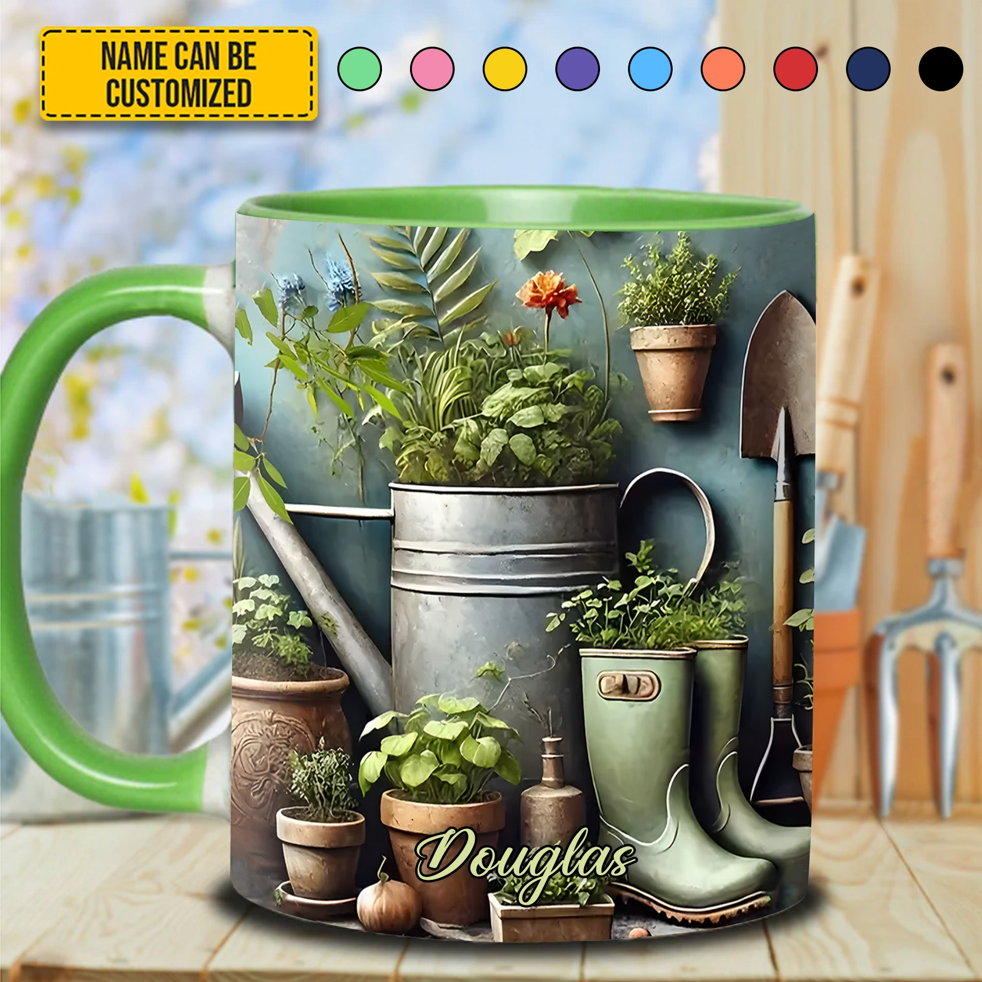 Personalized Gardening Accent Mug Garden Plant Unique Gift Ideas For Dad - Image 3
