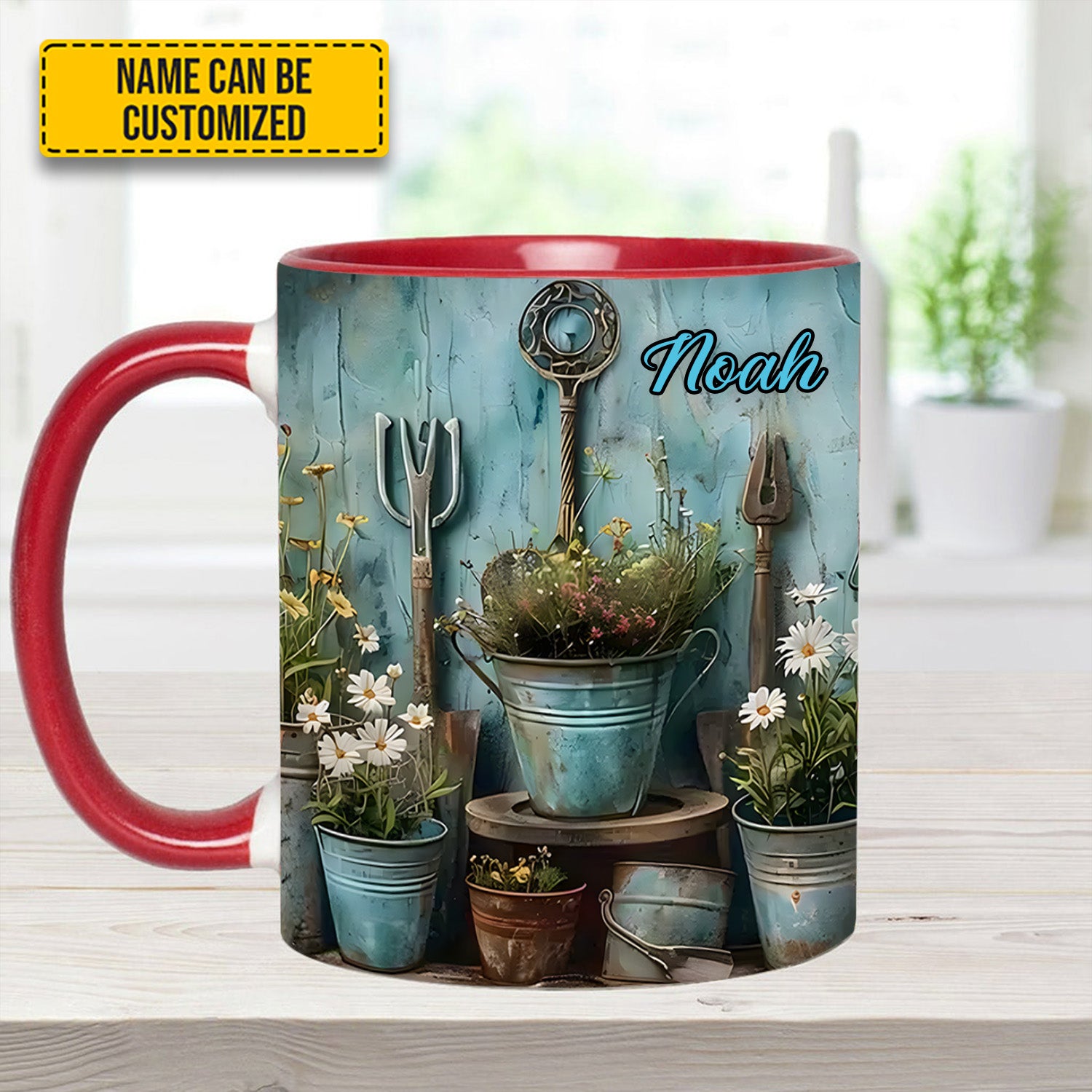 Personalized Gardening Accent Mug Gardening Tool & Floral Gift For Flower Lovers - Image 7