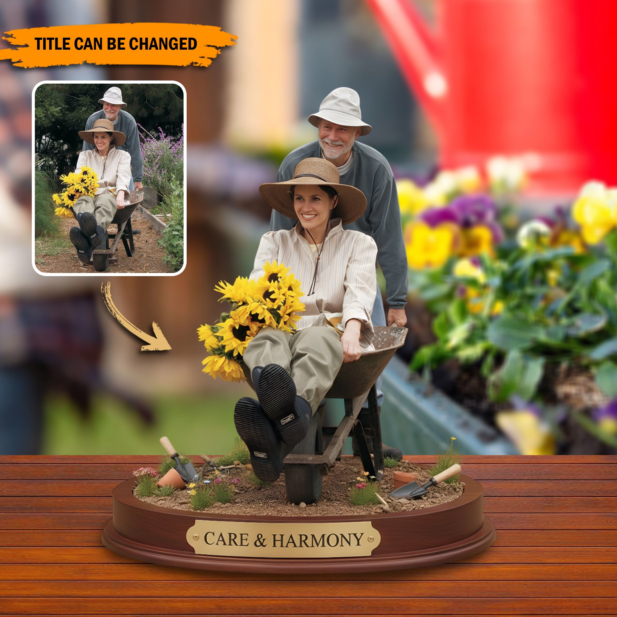 Personalized Gardening Acrylic Plaque Garden Of Moments Gifts For Country Living Lovers - Image 3