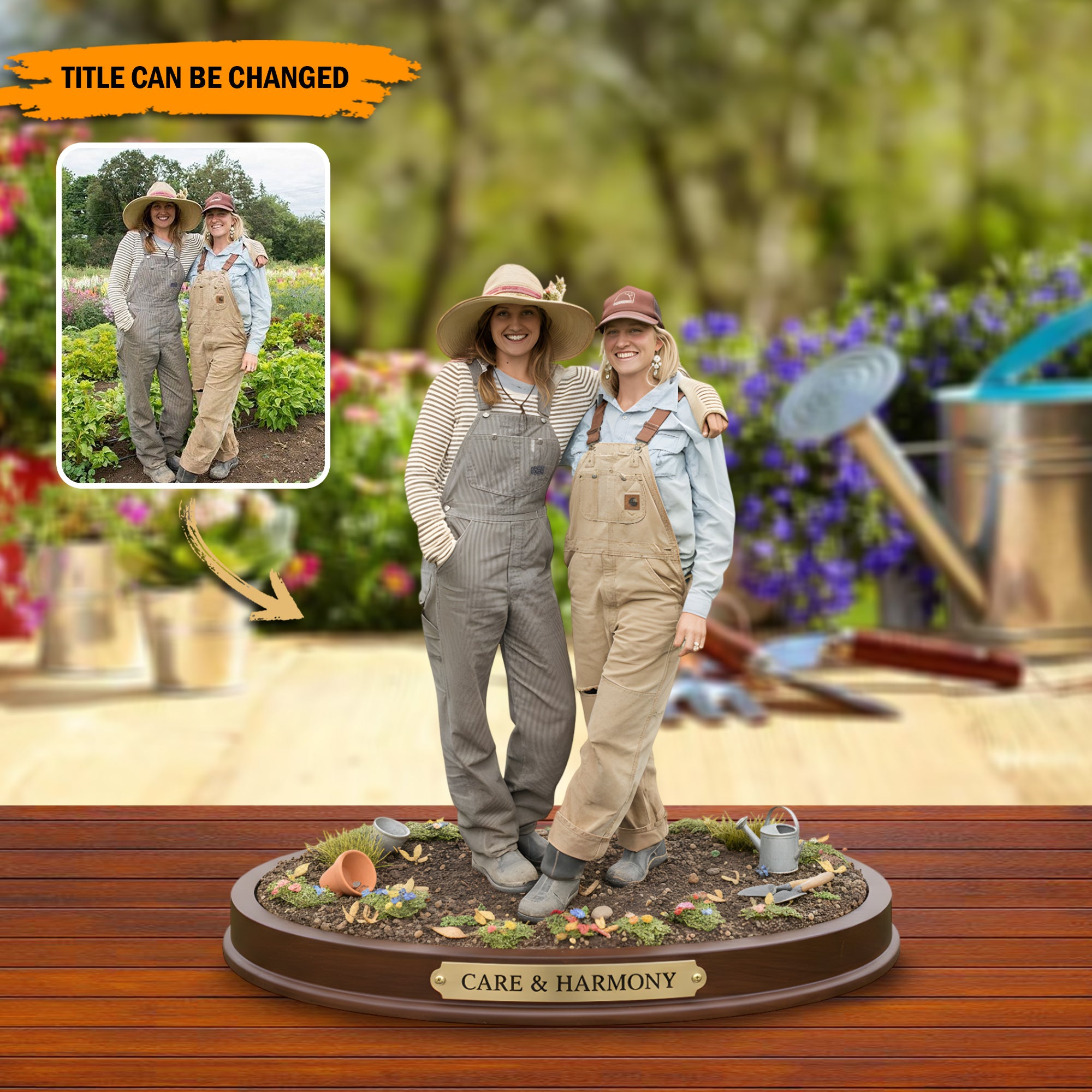 Personalized Gardening Acrylic Plaque Garden Of Moments Gifts For Country Living Lovers - Image 2