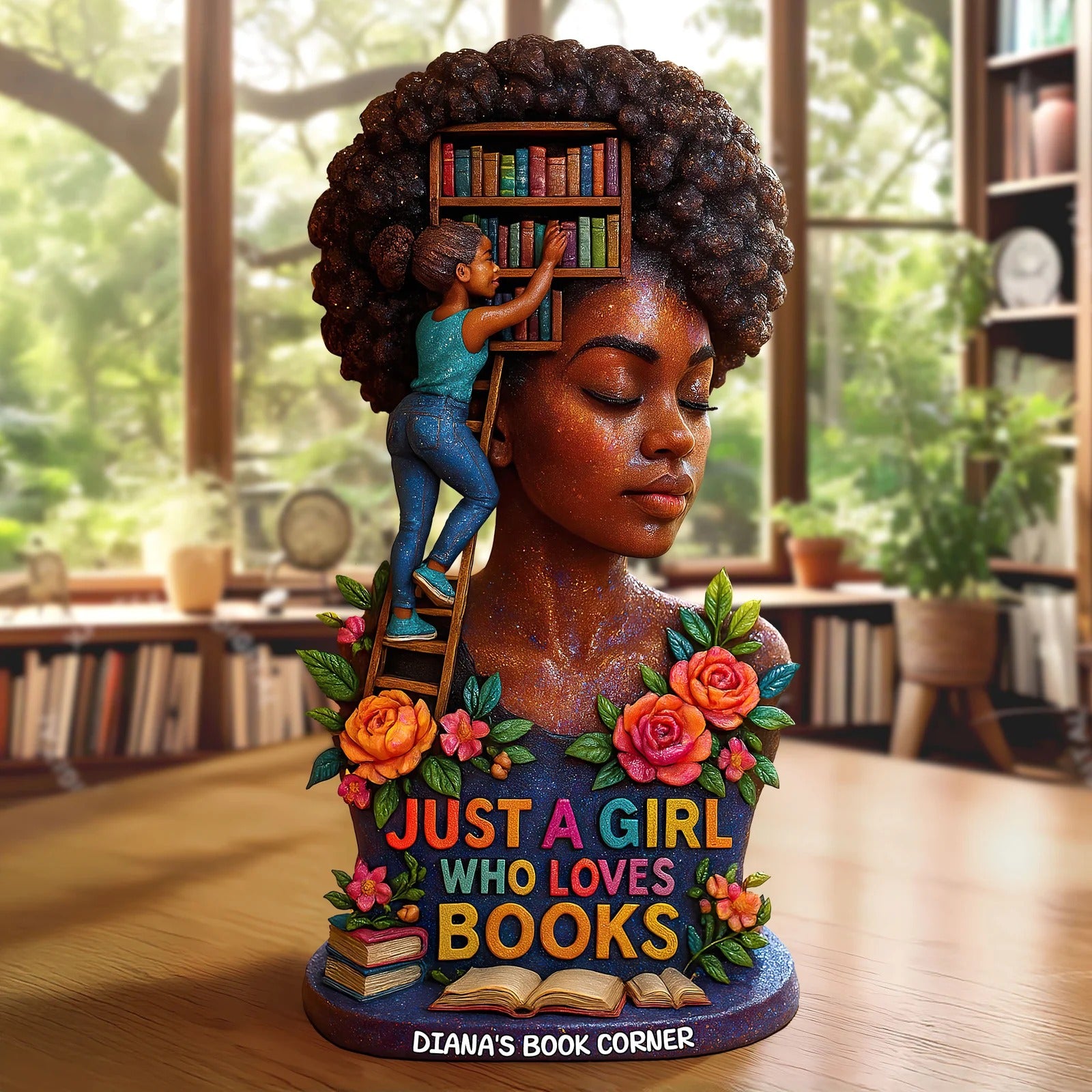 Personalized Gifts For Book Lovers Girl Book Lover Acrylic Plaque Gifts For Her - Image 3