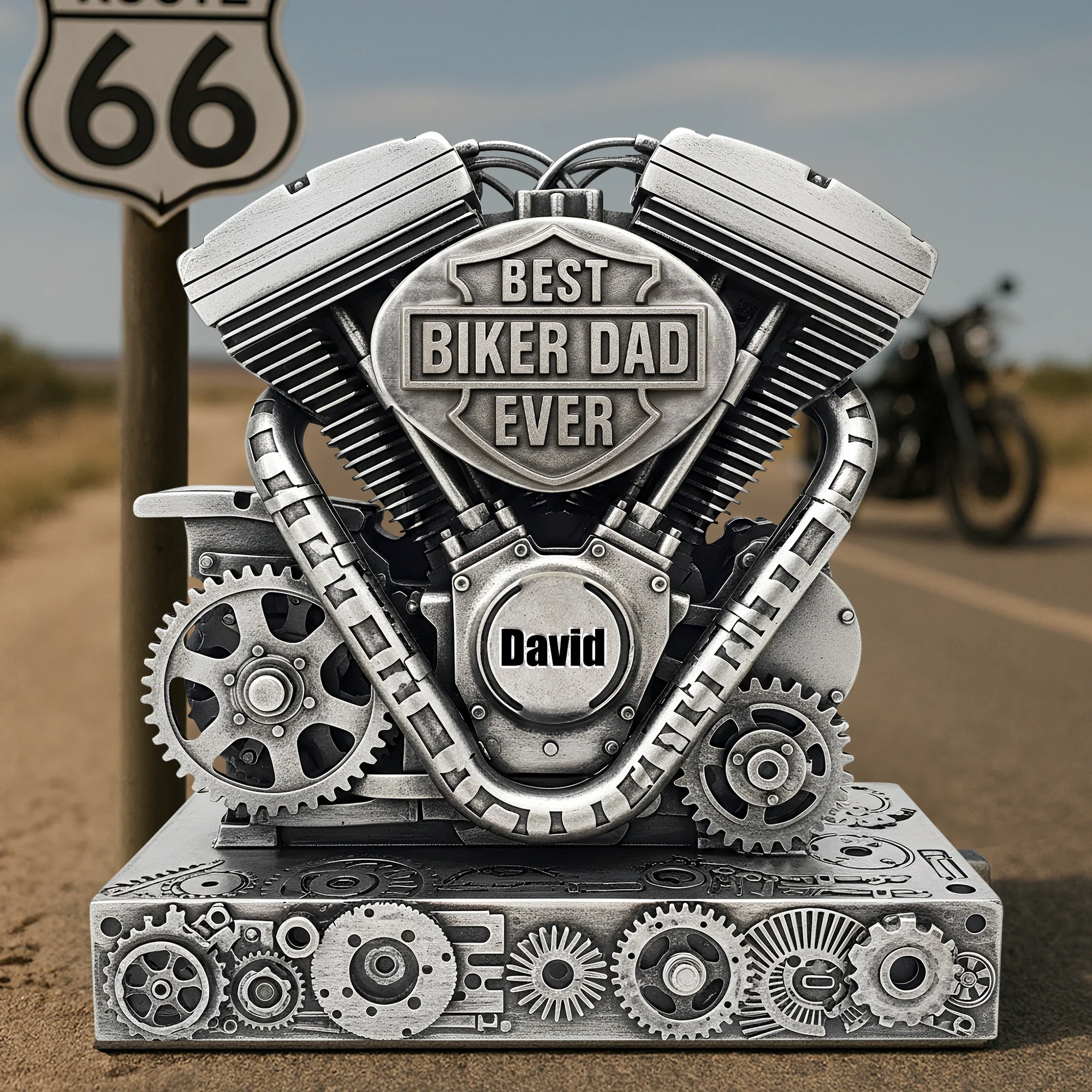 Personalized Gifts For Dad Motorcycle Engine Acrylic Plaque Father'S Day Motorbike Gifts - Image 2