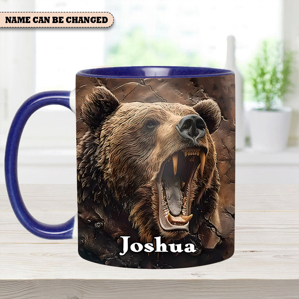 Personalized Grizzly Bear Accent Mug The Perfect Rustic Gift For Nature Lovers - Image 9