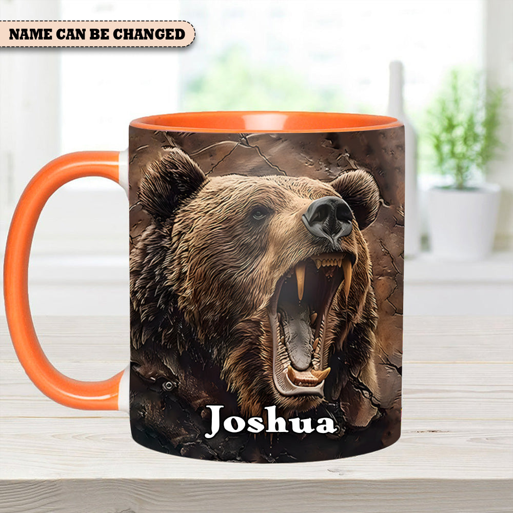 Personalized Grizzly Bear Accent Mug The Perfect Rustic Gift For Nature Lovers - Image 4