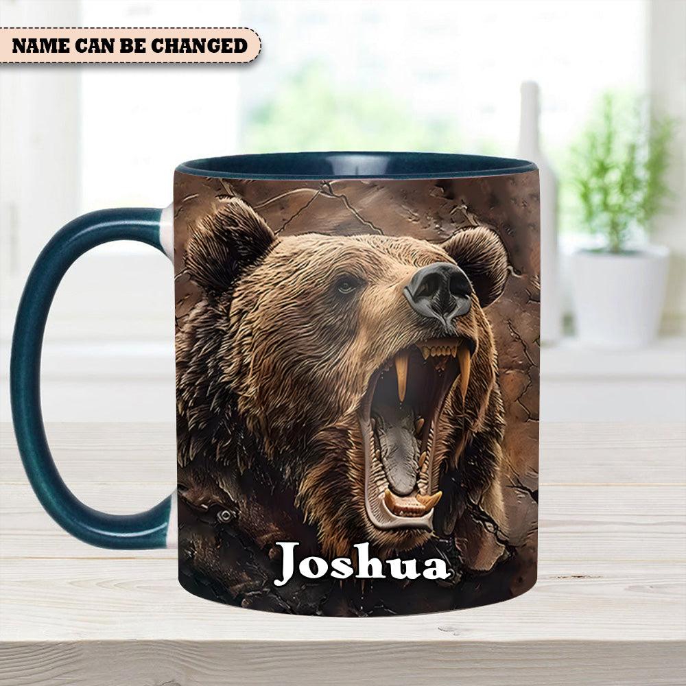 Personalized Grizzly Bear Accent Mug The Perfect Rustic Gift For Nature Lovers - Image 11