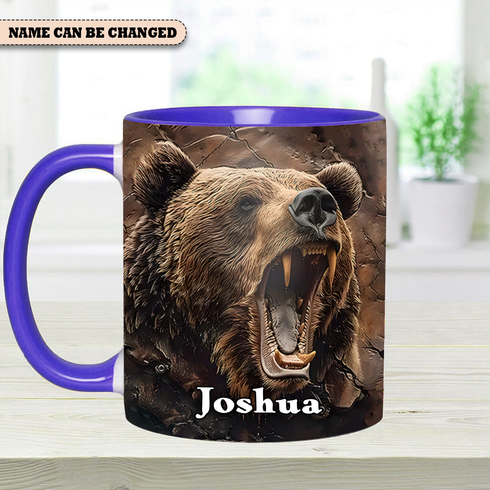 Personalized Grizzly Bear Accent Mug The Perfect Rustic Gift For Nature Lovers - Image 5