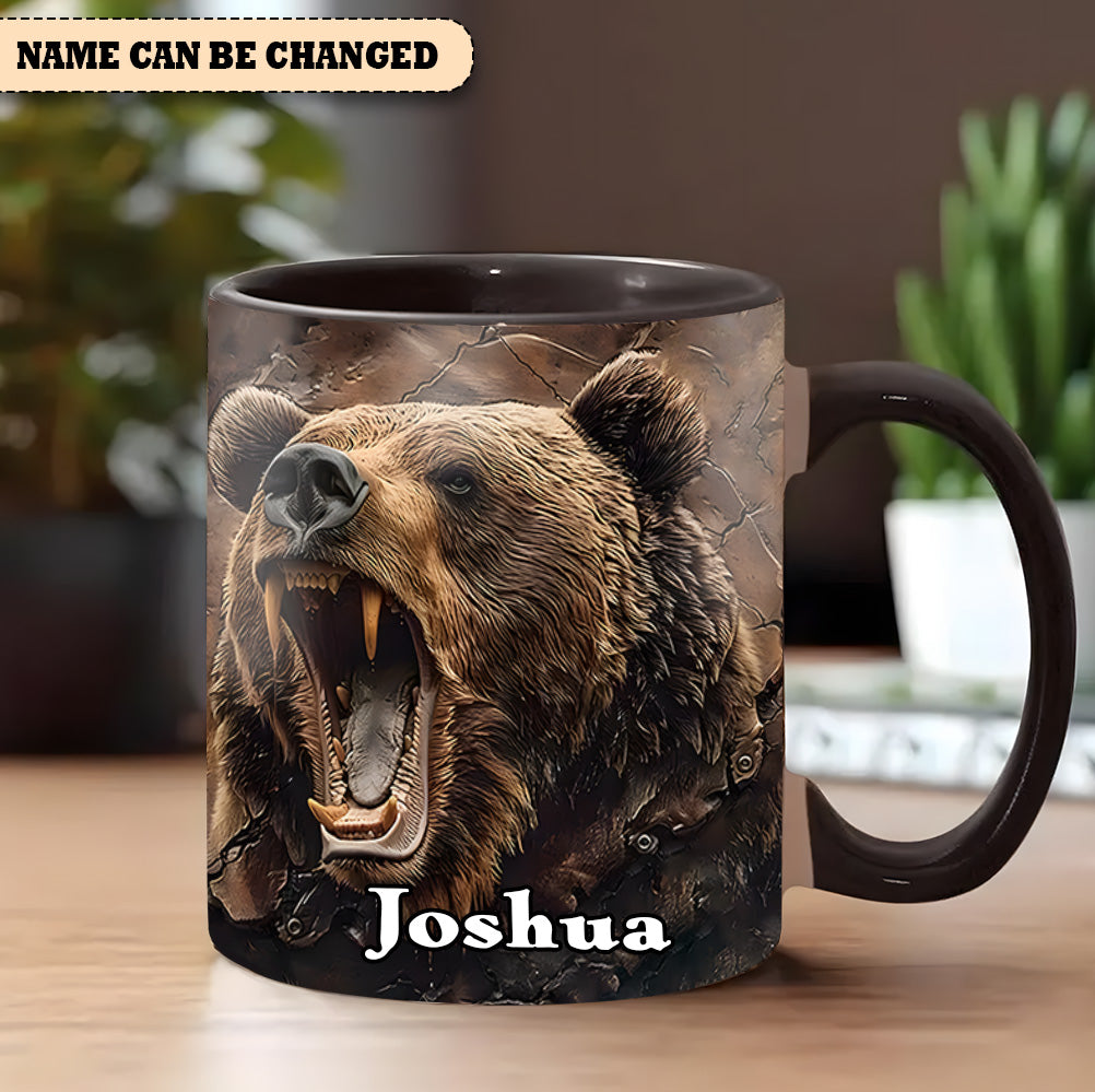 Personalized Grizzly Bear Accent Mug The Perfect Rustic Gift For Nature Lovers - Image 14