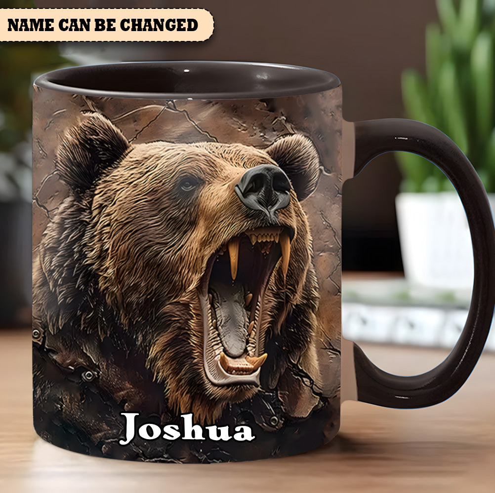 Personalized Grizzly Bear Accent Mug The Perfect Rustic Gift For Nature Lovers - Image 13