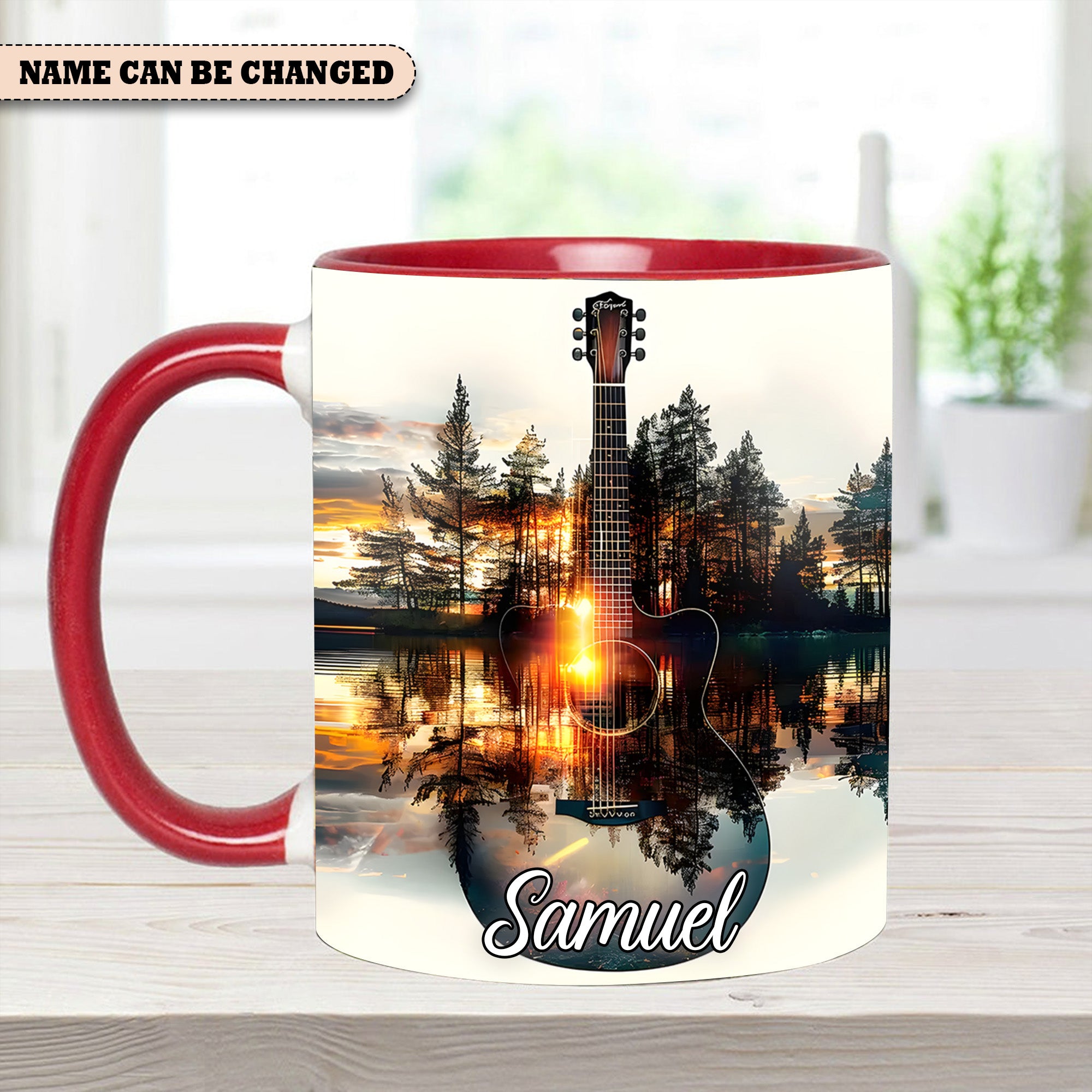 Personalized Guitar Accent Mug Fantasy Guitar Unique Gifts For Guitar Players - Image 11