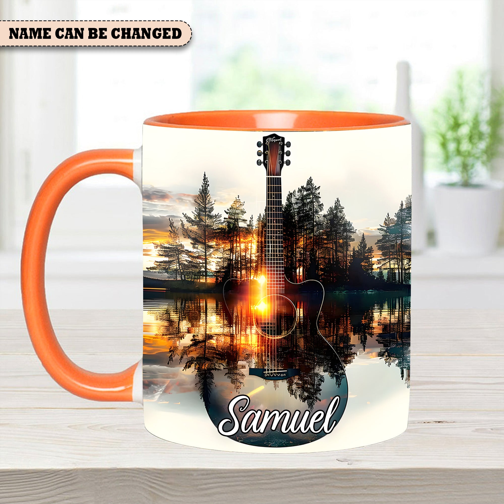 Personalized Guitar Accent Mug Fantasy Guitar Unique Gifts For Guitar Players - Image 6