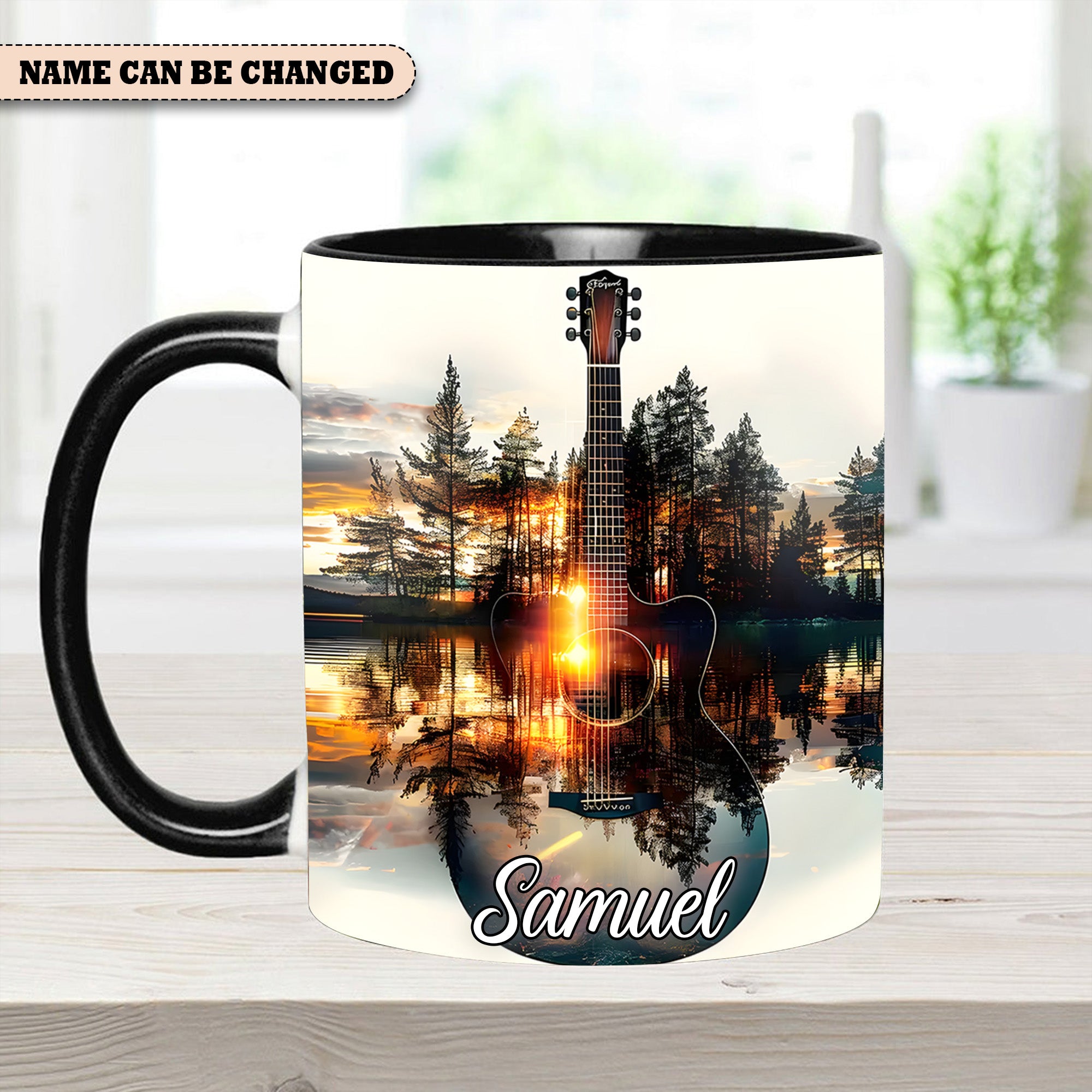 Personalized Guitar Accent Mug Fantasy Guitar Unique Gifts For Guitar Players - Image 10