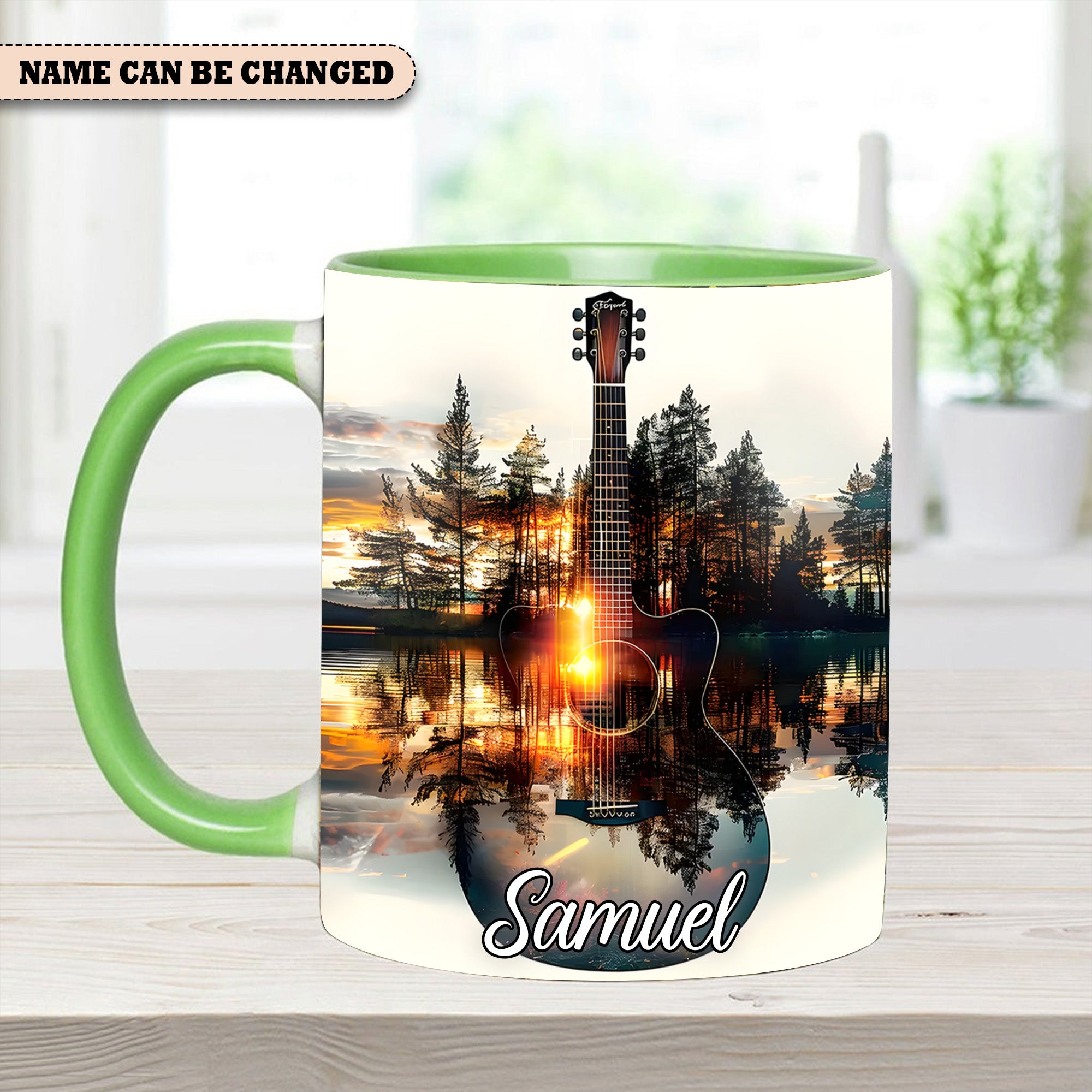 Personalized Guitar Accent Mug Fantasy Guitar Unique Gifts For Guitar Players - Image 12