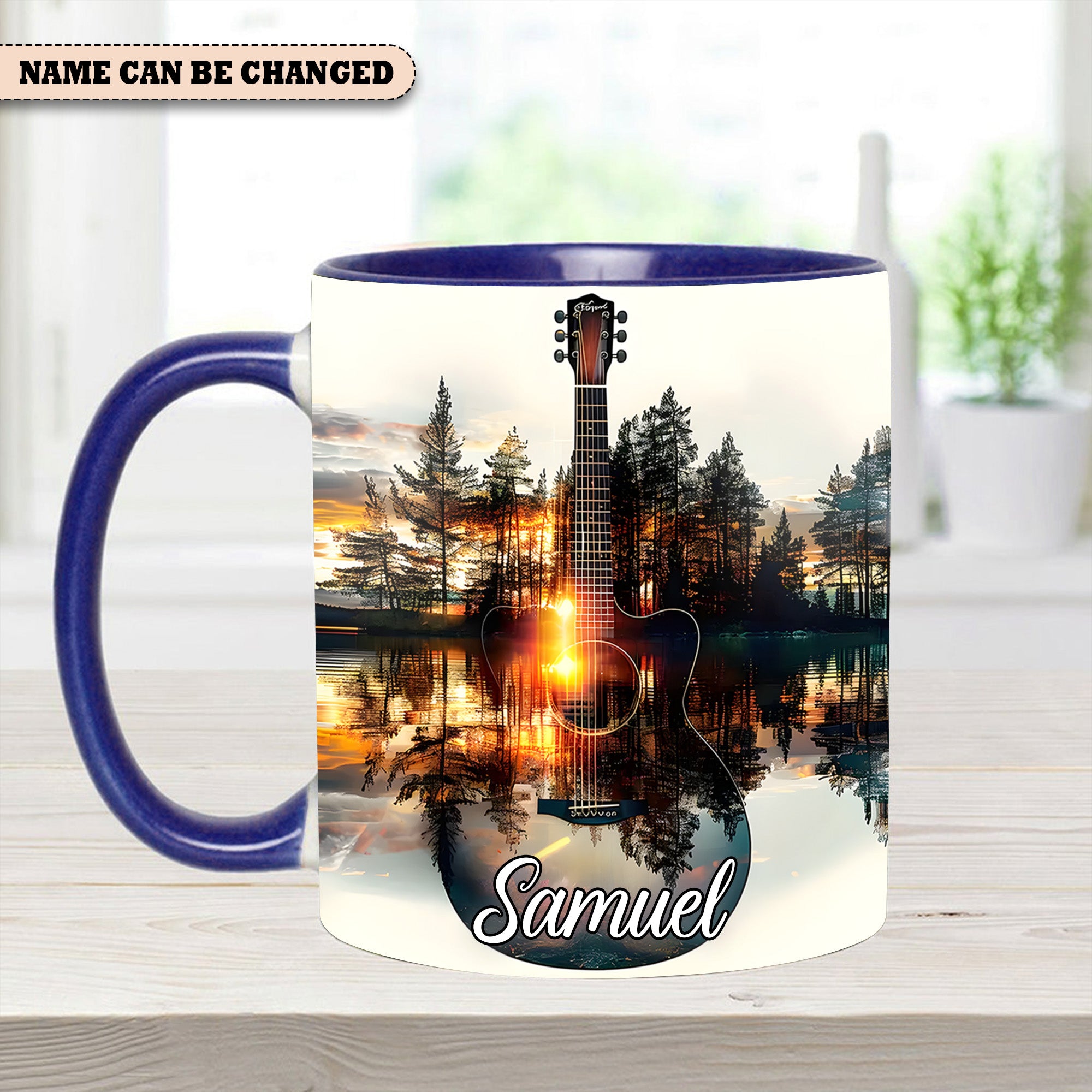 Personalized Guitar Accent Mug Fantasy Guitar Unique Gifts For Guitar Players - Image 14