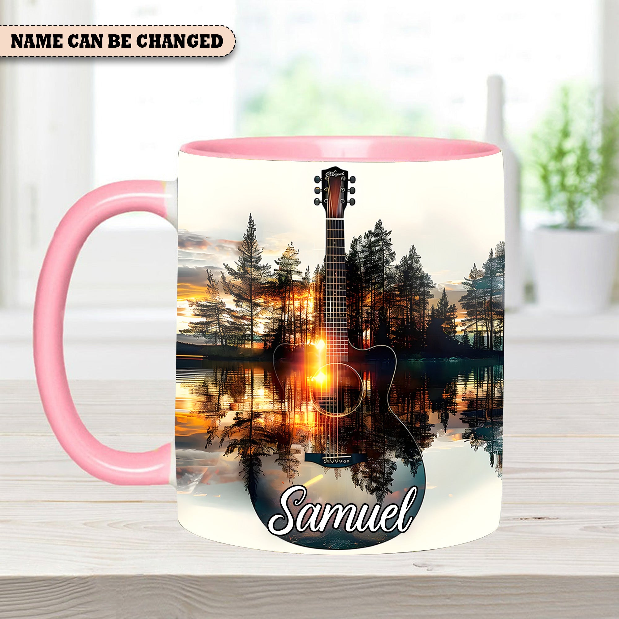 Personalized Guitar Accent Mug Fantasy Guitar Unique Gifts For Guitar Players - Image 9