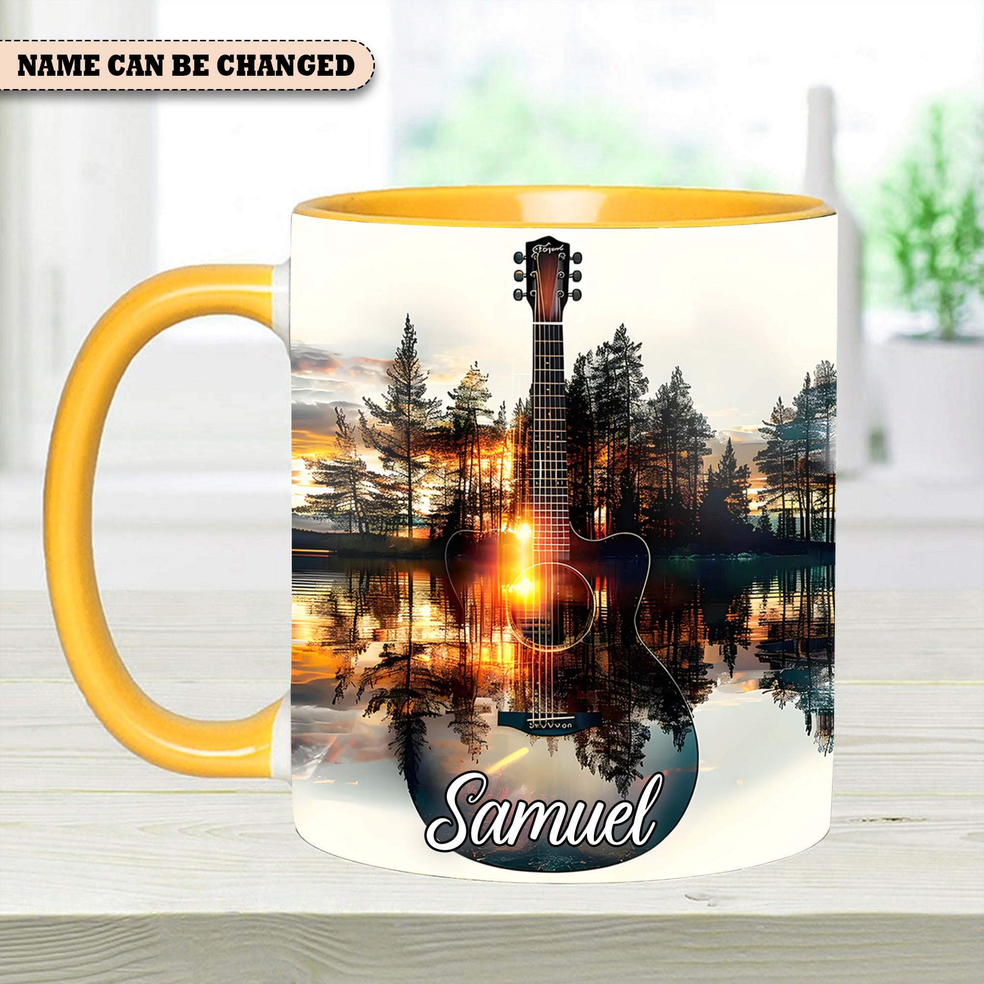 Personalized Guitar Accent Mug Fantasy Guitar Unique Gifts For Guitar Players - Image 7
