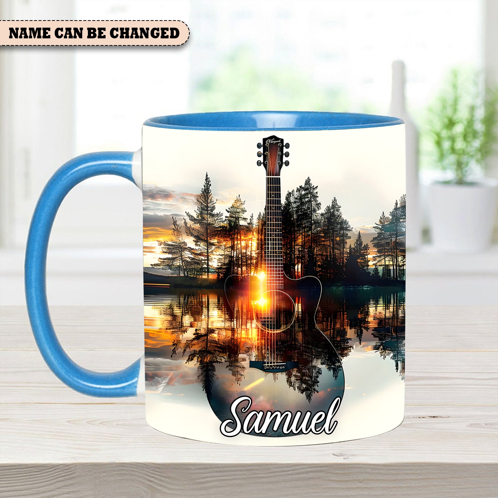 Personalized Guitar Accent Mug Fantasy Guitar Unique Gifts For Guitar Players - Image 13