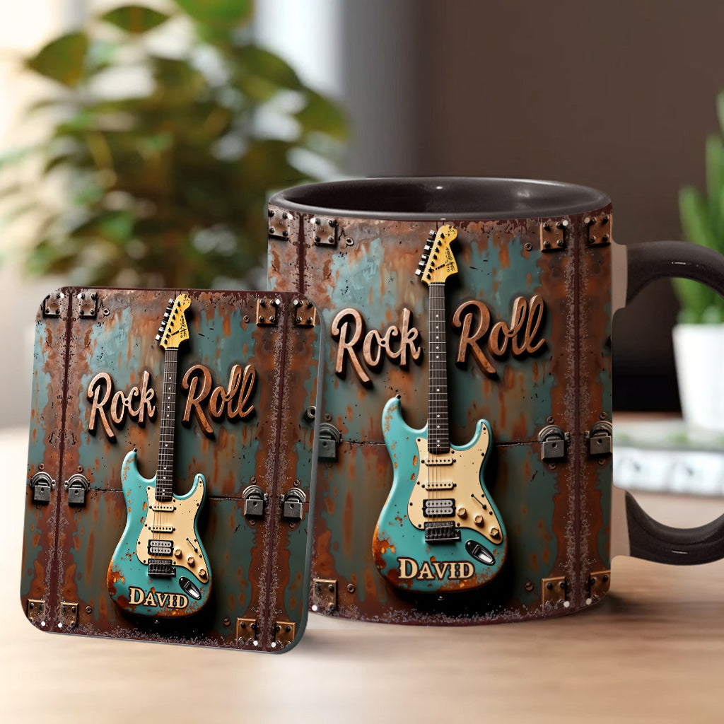 Personalized Guitar Accent Mug Rock & Roll Gift Ideas For Guitar Players - Image 2