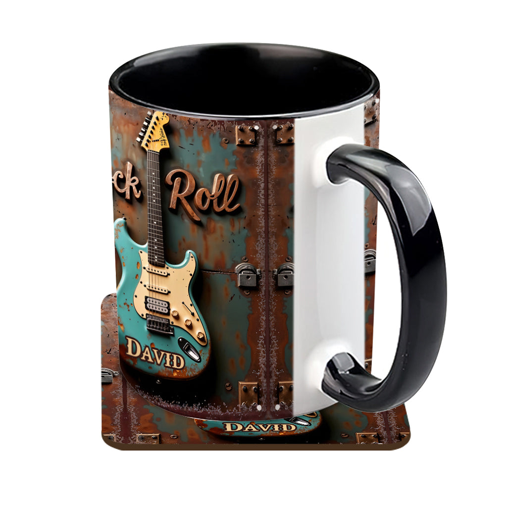 Personalized Guitar Accent Mug Rock & Roll Gift Ideas For Guitar Players - Image 5