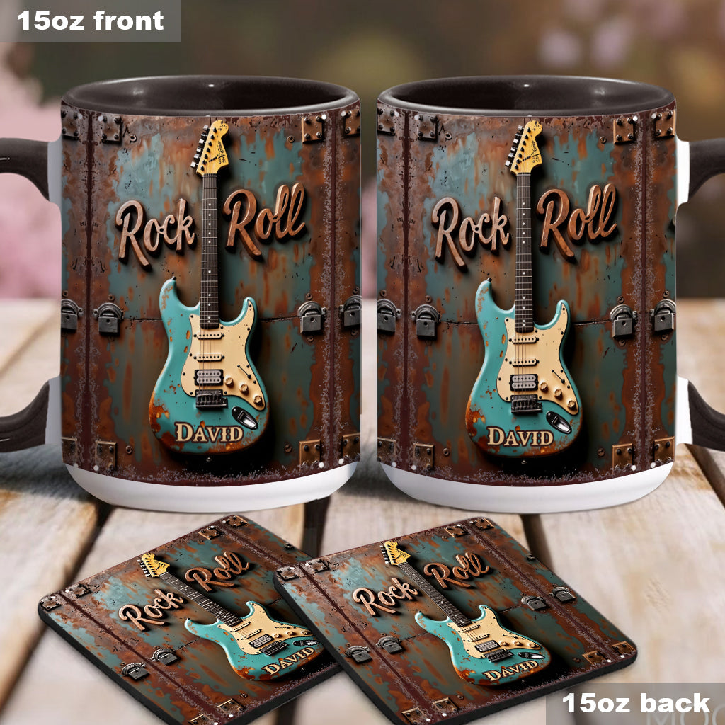 Personalized Guitar Accent Mug Rock & Roll Gift Ideas For Guitar Players - Image 4