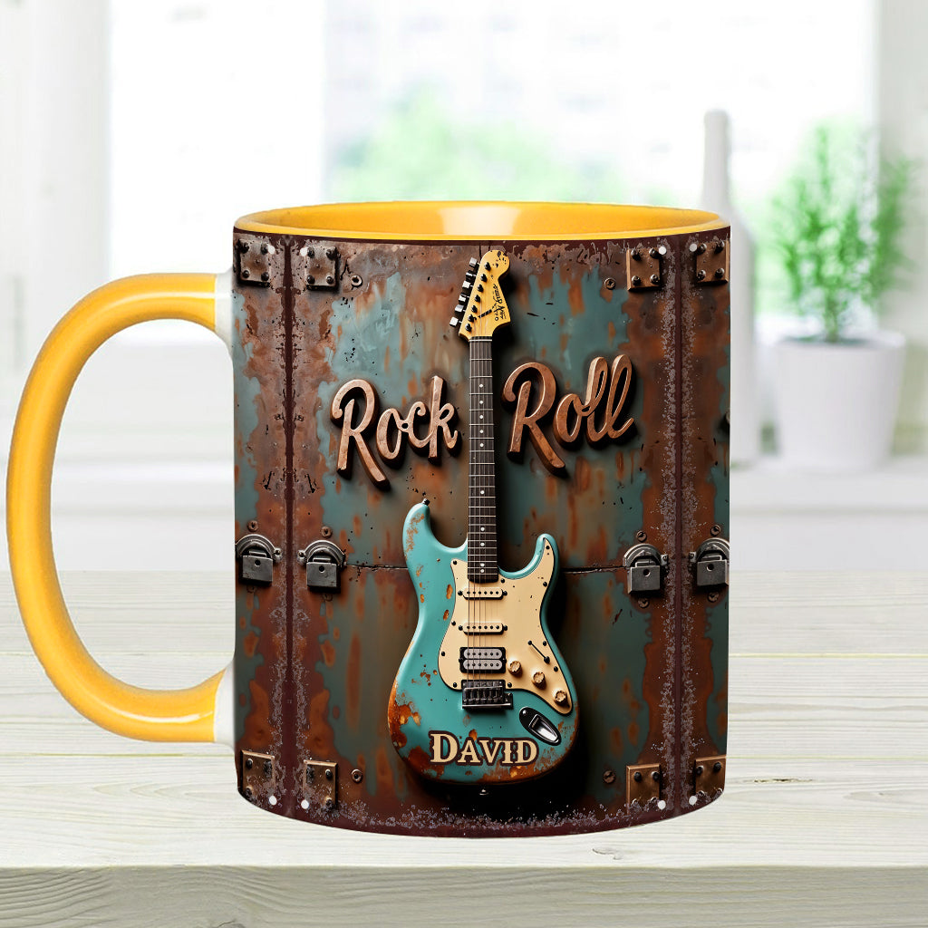 Personalized Guitar Accent Mug Rock & Roll Gift Ideas For Guitar Players - Image 9