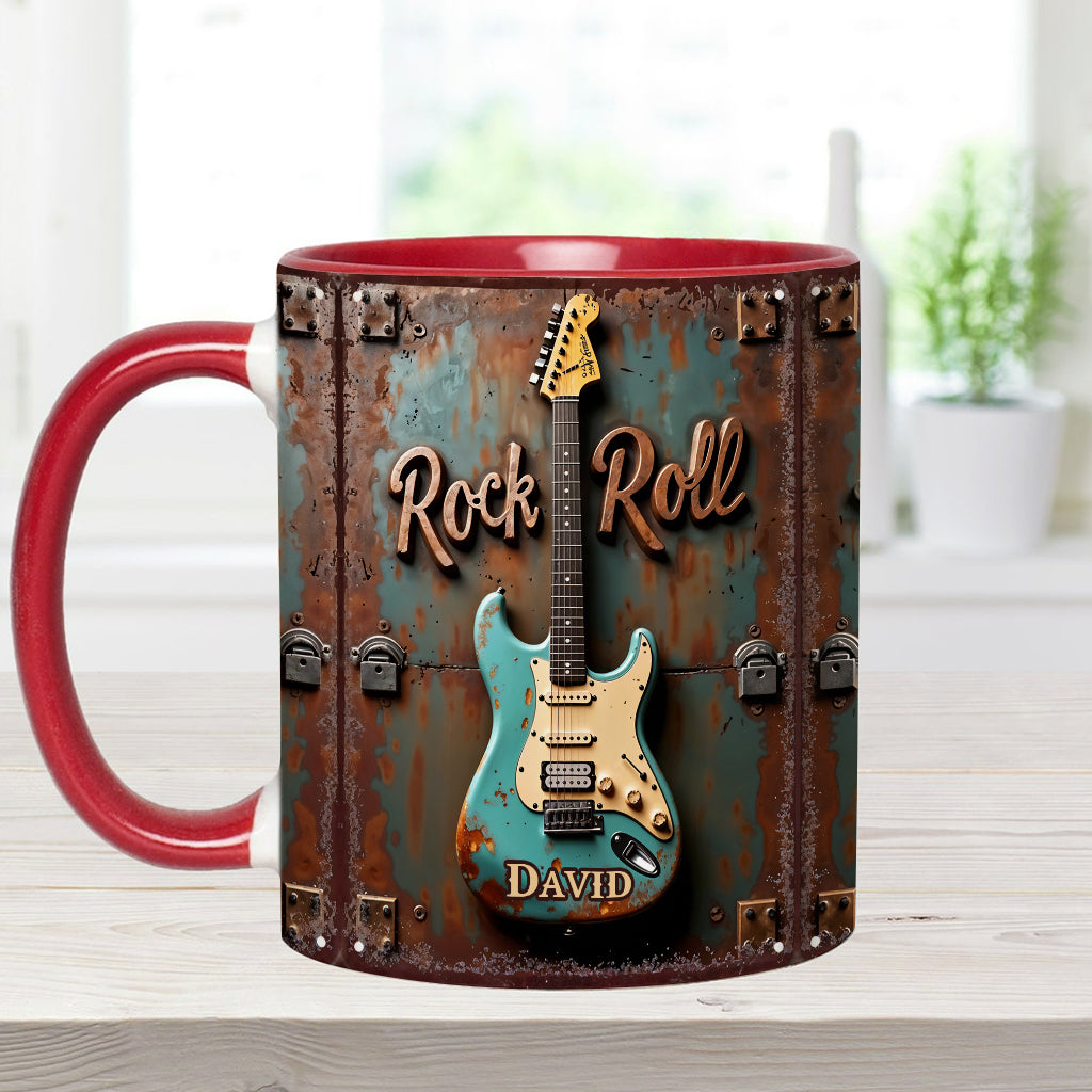 Personalized Guitar Accent Mug Rock & Roll Gift Ideas For Guitar Players - Image 12
