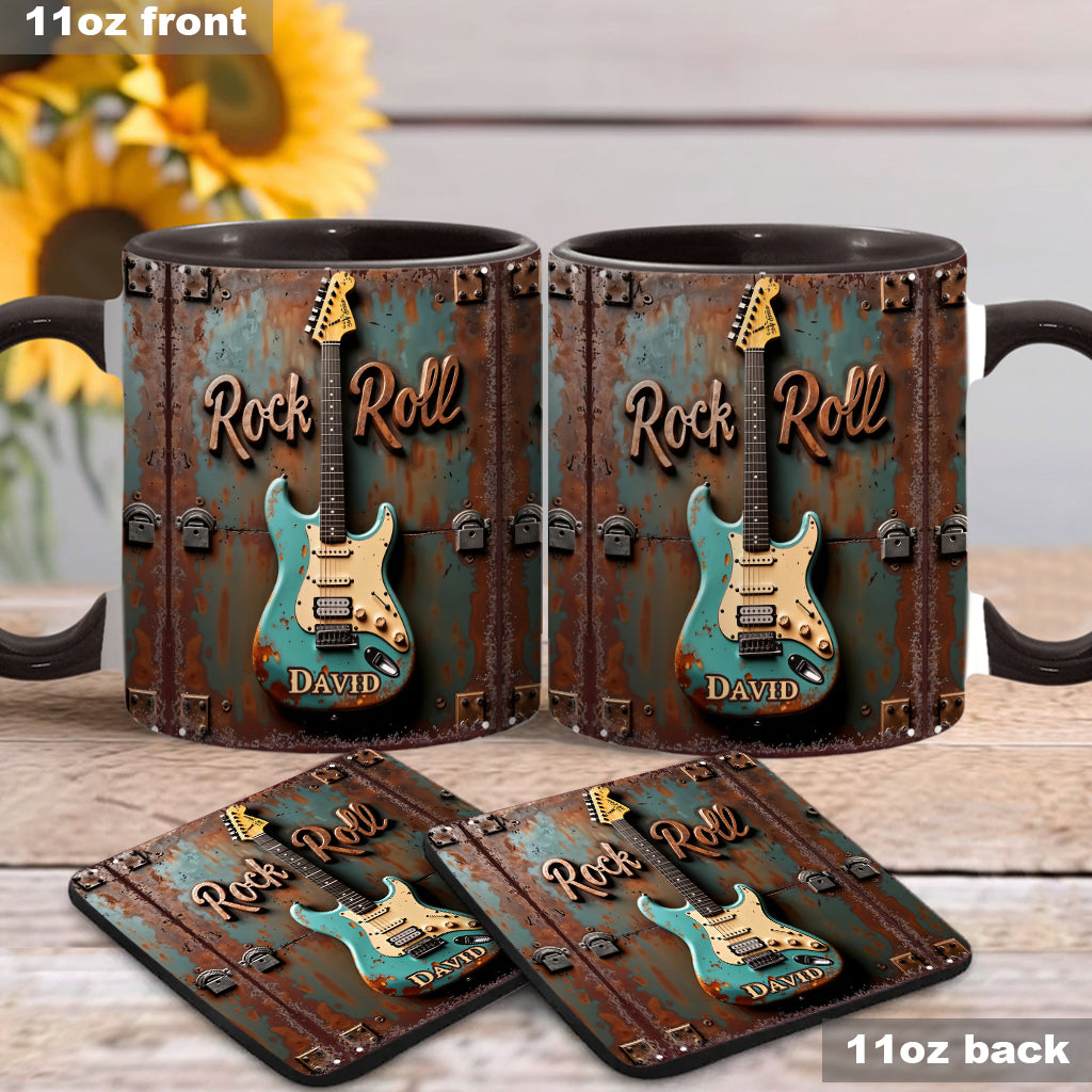 Personalized Guitar Accent Mug Rock & Roll Gift Ideas For Guitar Players - Image 3
