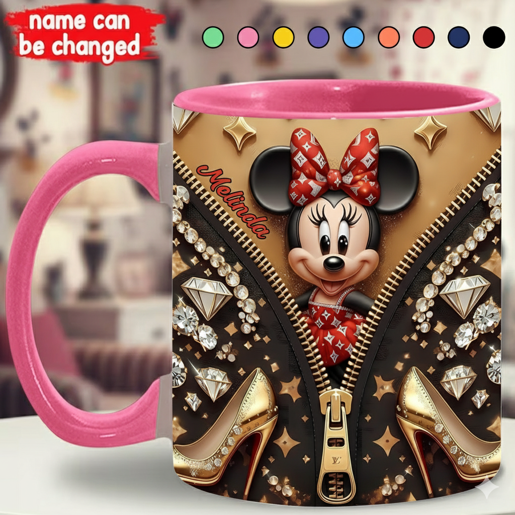 Personalized Happy Mouse Baby Accent Mug Gift Ideas For Her - Image 4