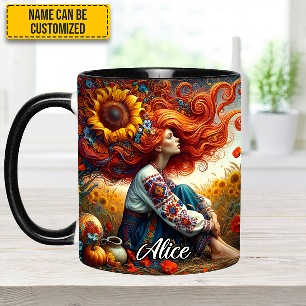 Personalized Hippie Accent Mug Hippie Girl Gifts For Your Hippie Friend - Image 2