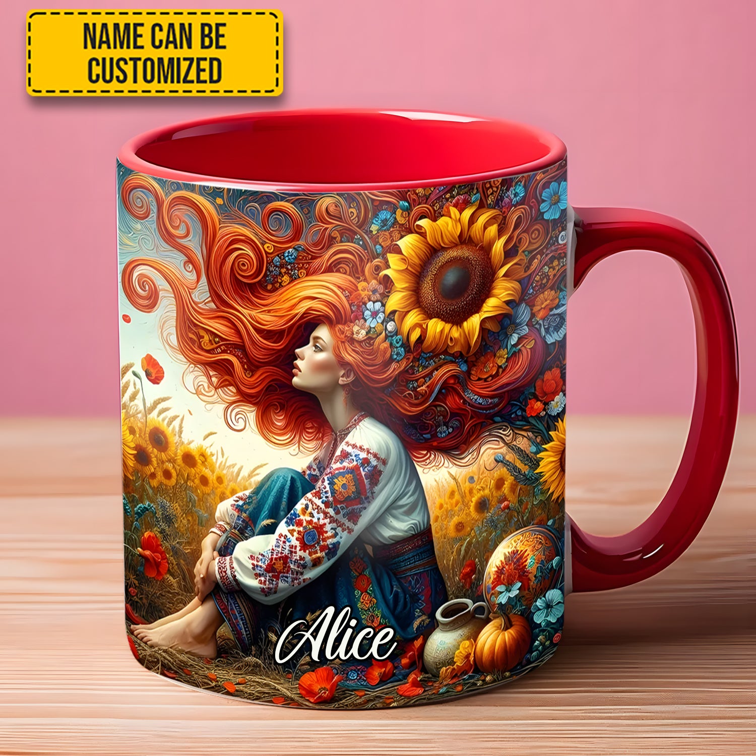 Personalized Hippie Accent Mug Hippie Girl Gifts For Your Hippie Friend - Image 8