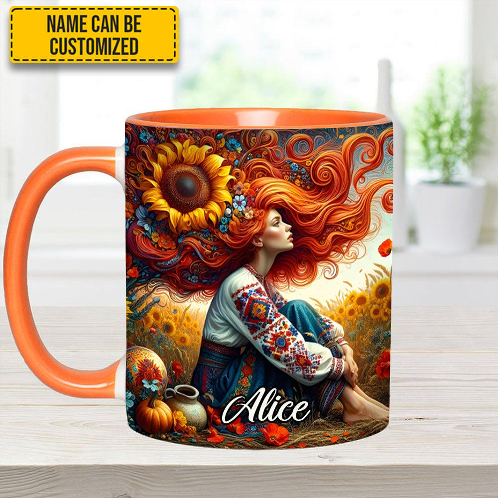 Personalized Hippie Accent Mug Hippie Girl Gifts For Your Hippie Friend - Image 5