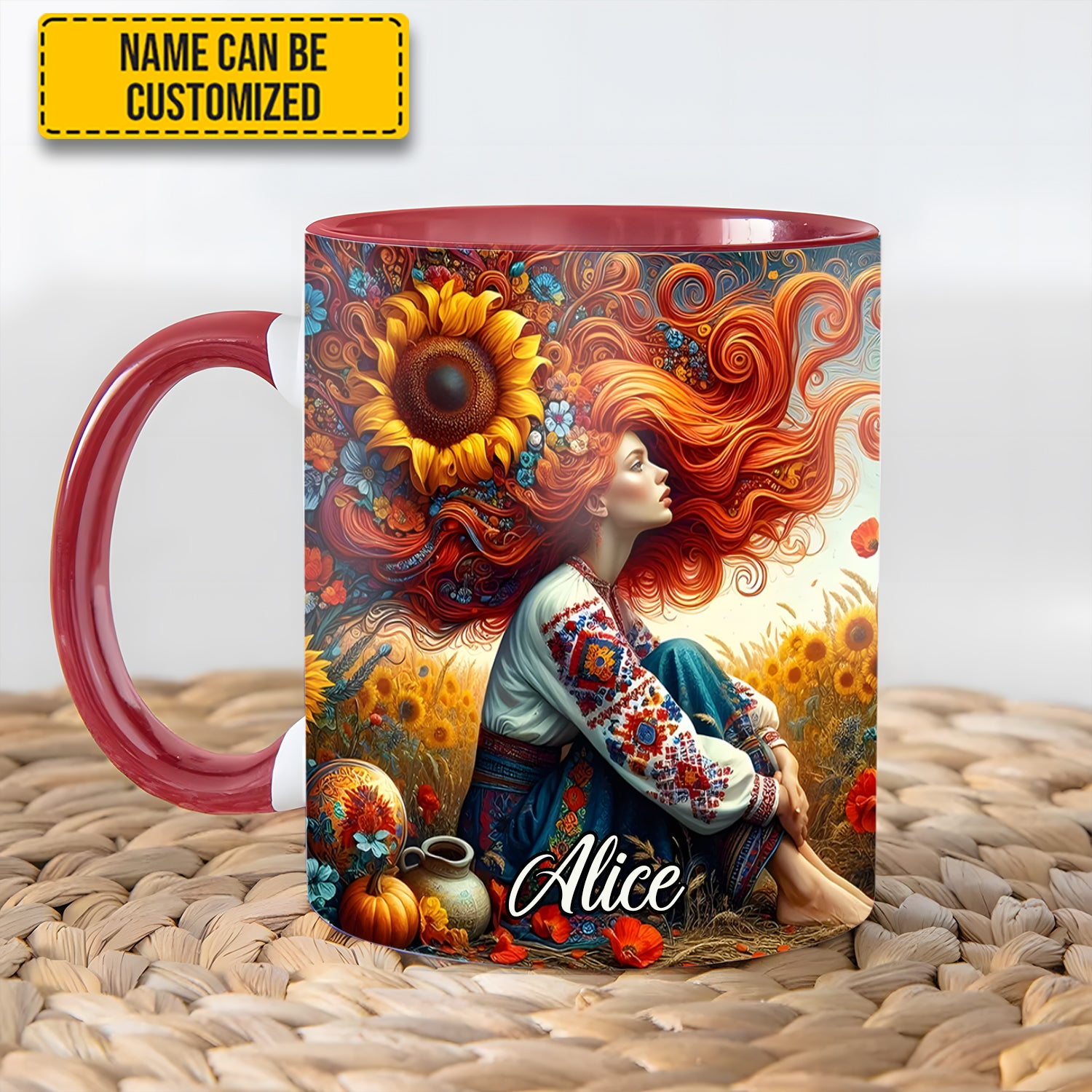 Personalized Hippie Accent Mug Hippie Girl Gifts For Your Hippie Friend - Image 7