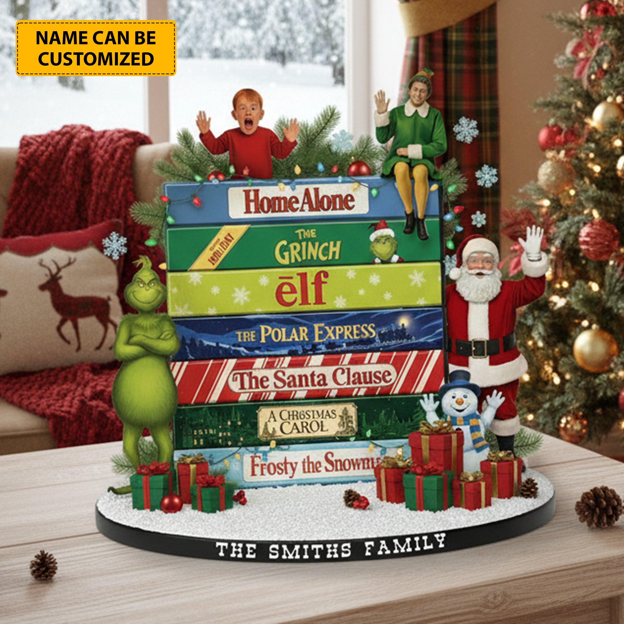 Personalized Holiday Acrylic Plaque Christmas Classics Christmas Ideas 2026 - Image 2