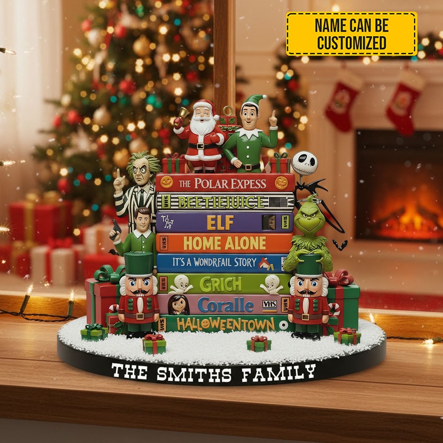 Personalized Holiday Acrylic Plaque Christmas Classics Unique Christmas Gifts 2026