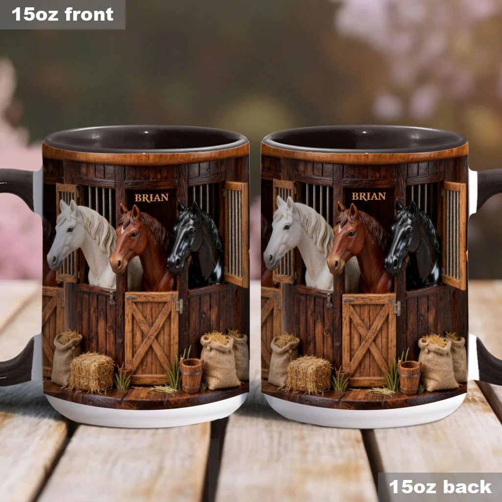 Personalized Horse Accent Mug Stable Birthday Gift Ideas For Horse Owners - Image 5